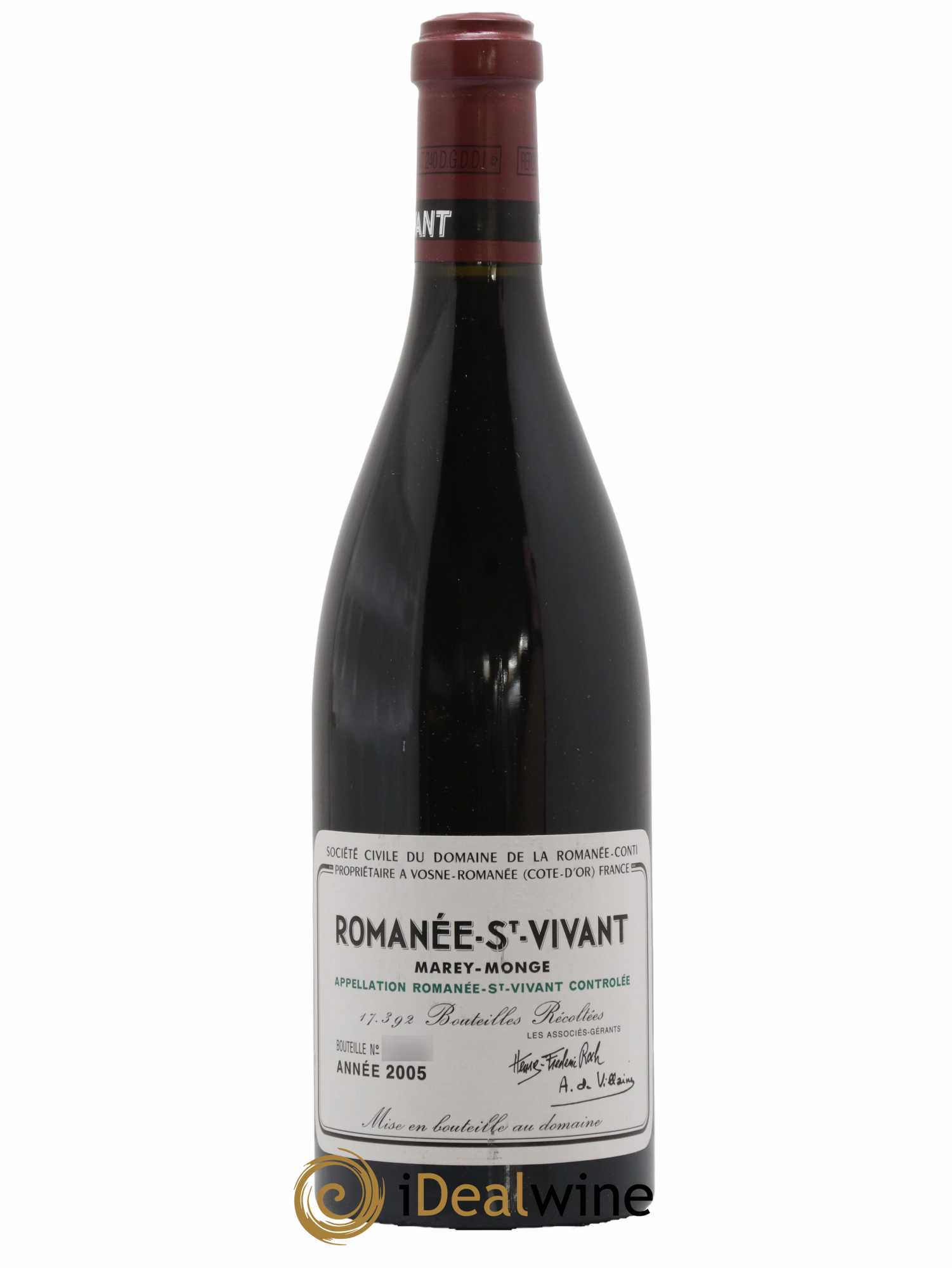 Romanée-Saint-Vivant Grand Cru Domaine de la Romanée-Conti 2005 - Lot of 1 bottle - 0