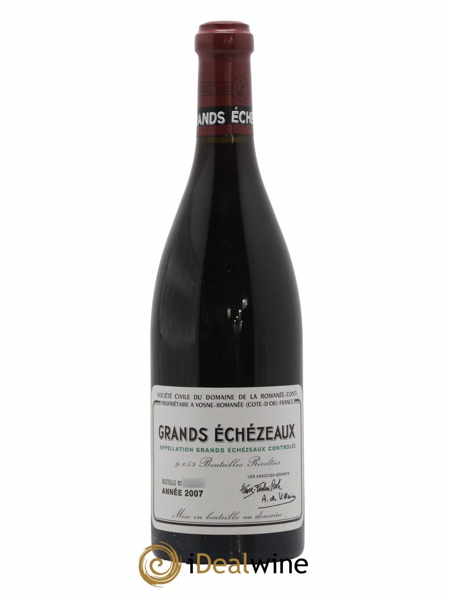 Grands-Echezeaux Grand Cru Domaine de la Romanée-Conti 2007 - Lot de 1 bouteille - 0