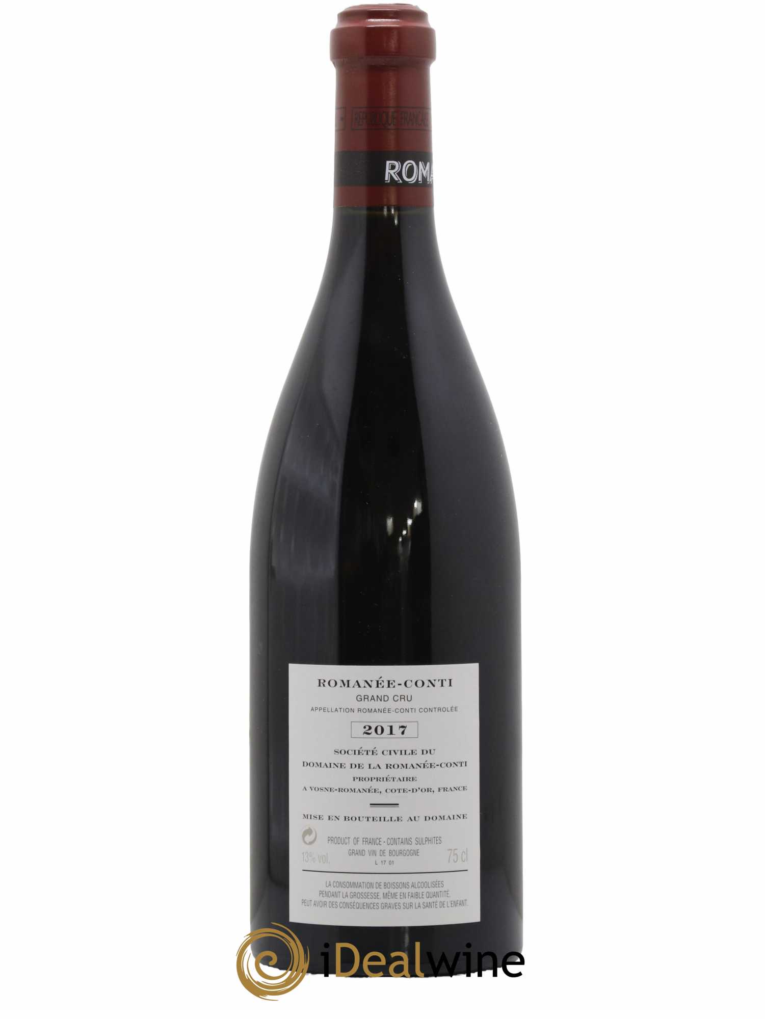 Romanée-Conti Grand Cru Domaine de la Romanée-Conti 2017 - Lot de 1 bouteille - 1