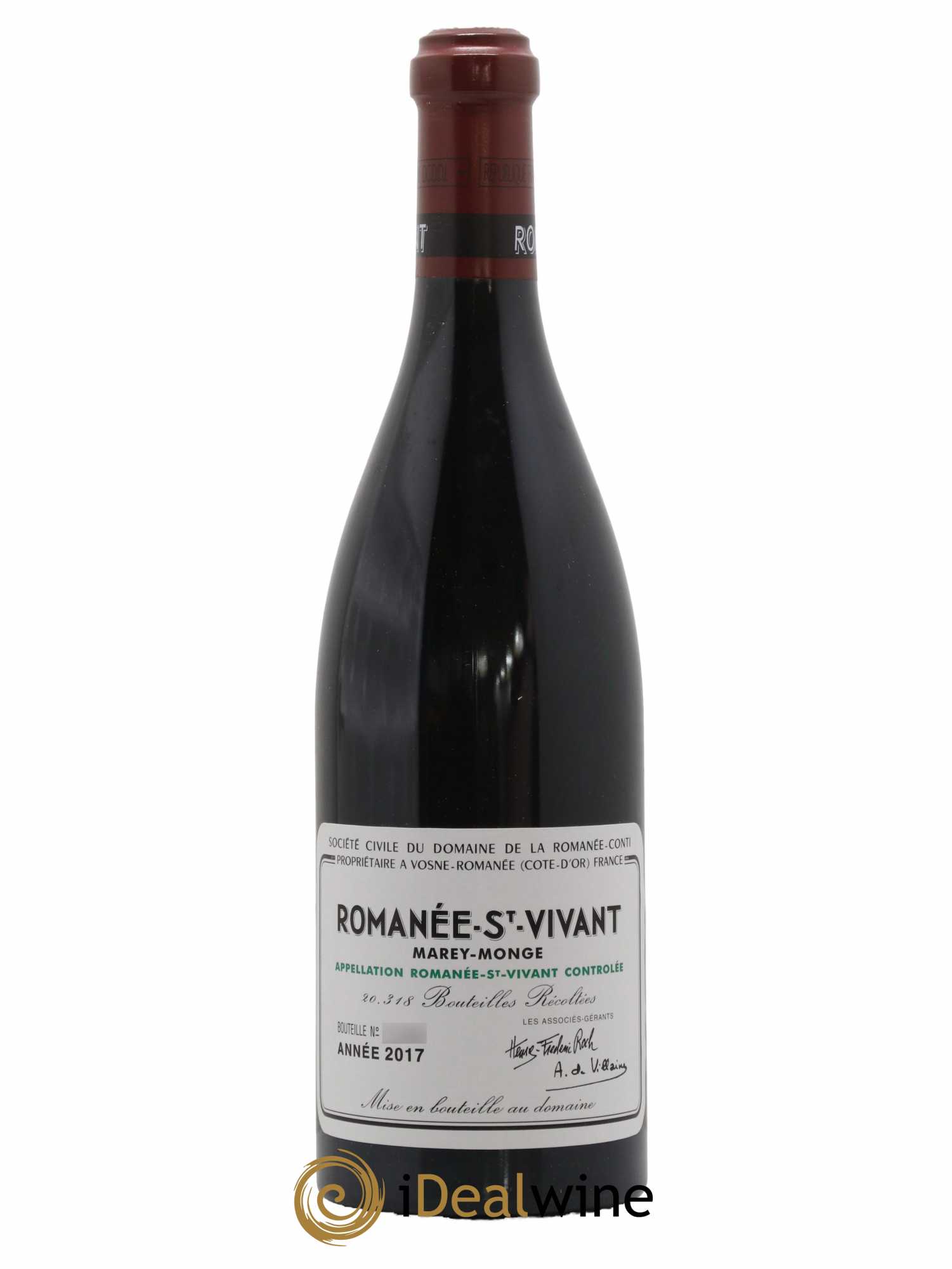 Romanée-Saint-Vivant Grand Cru Domaine de la Romanée-Conti 2017 - Lot de 1 bouteille - 0