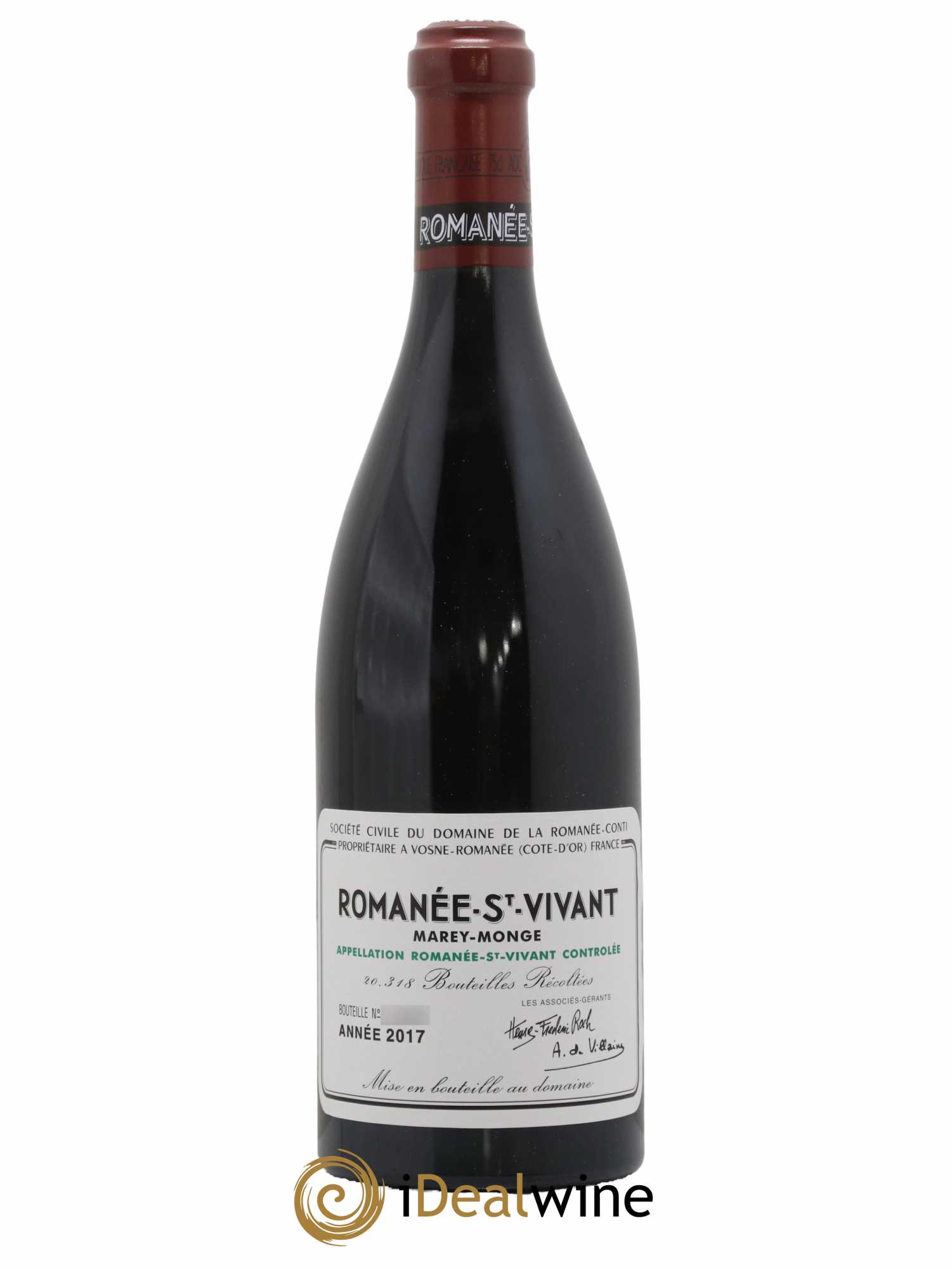 Romanée-Saint-Vivant Grand Cru Domaine de la Romanée-Conti 2017 - Lot de 1 bouteille - 0