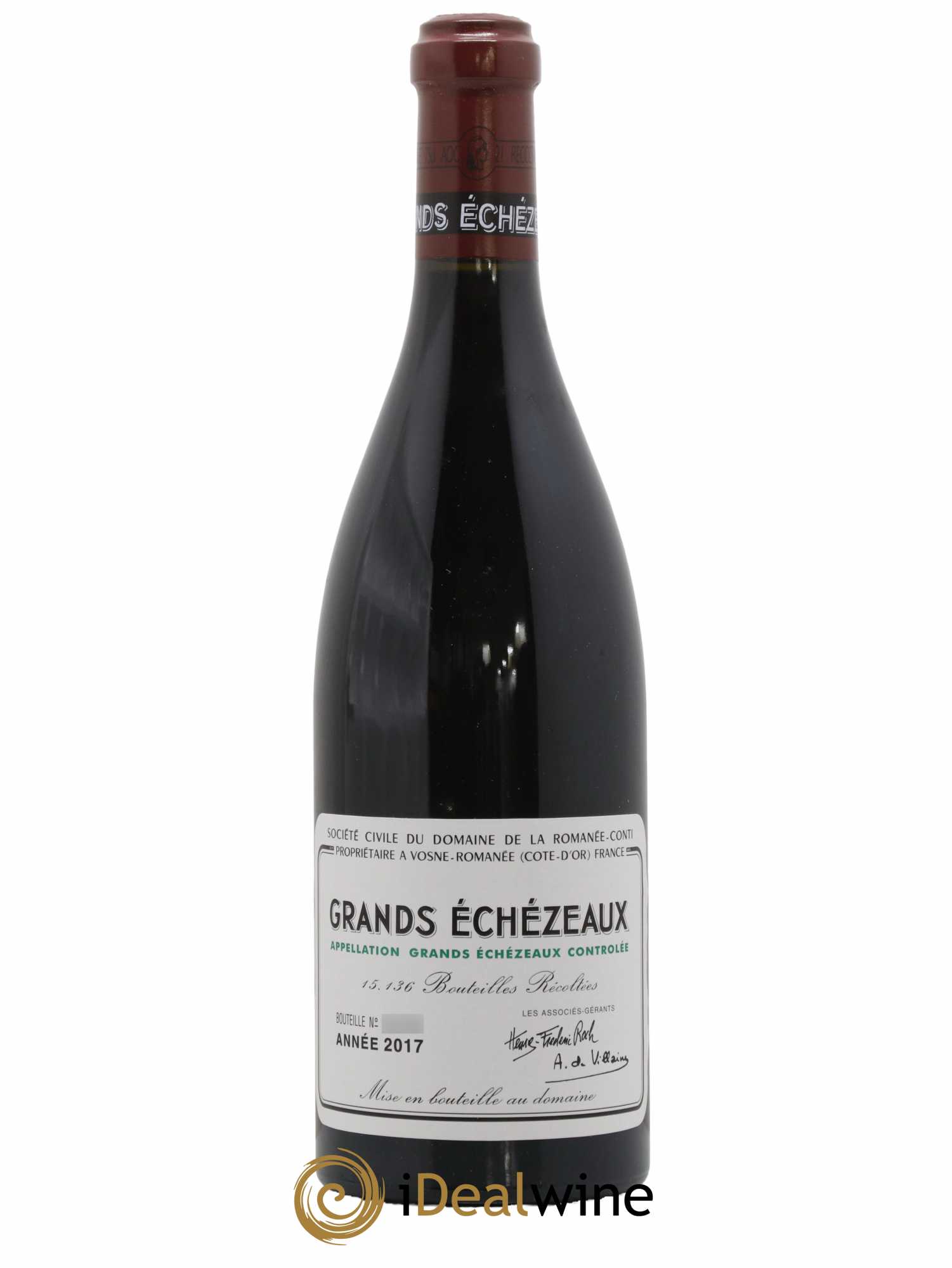 Grands-Echezeaux Grand Cru Domaine de la Romanée-Conti 2017 - Lot de 1 bouteille - 0