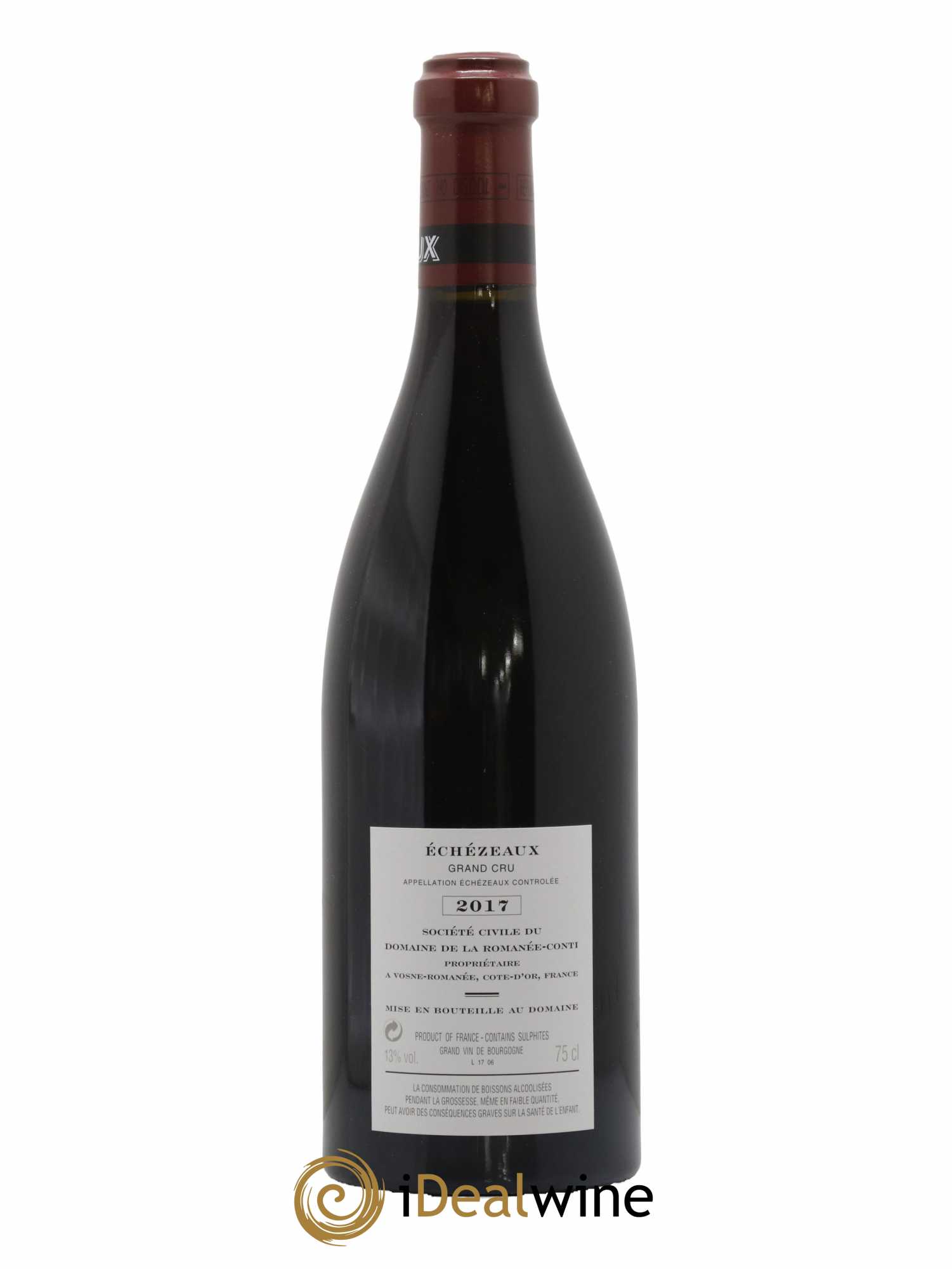 Echezeaux Grand Cru Domaine de la Romanée-Conti 2017 - Lot de 1 bouteille - 1
