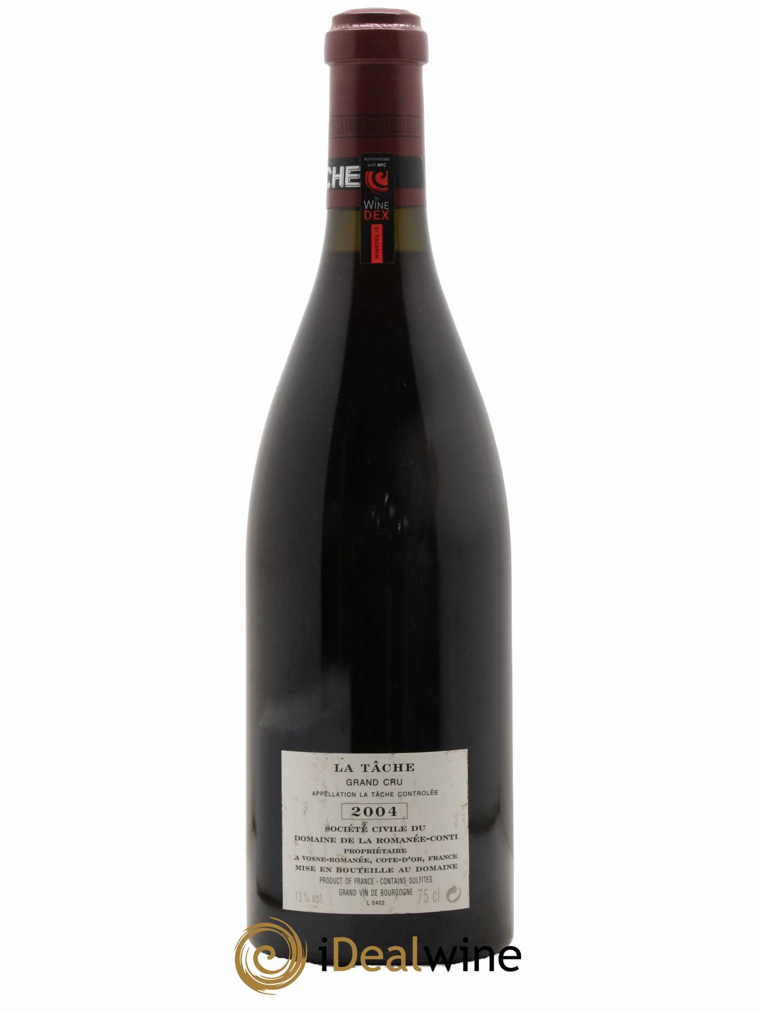 La Tâche Grand Cru Domaine de la Romanée-Conti 2004 - Lot de 1 bouteille - 1