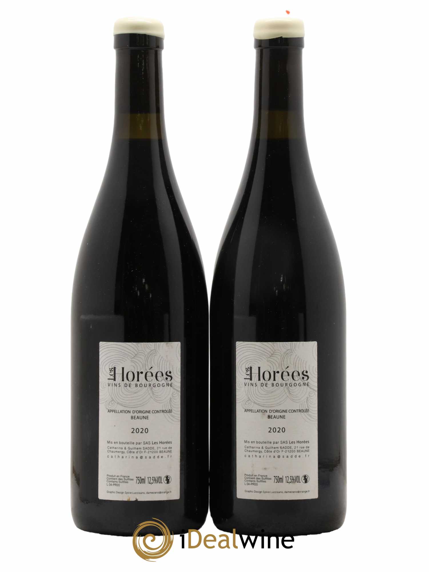 Beaune Les Prévolles Les Horées 2020 - Lot de 2 bouteilles - 1