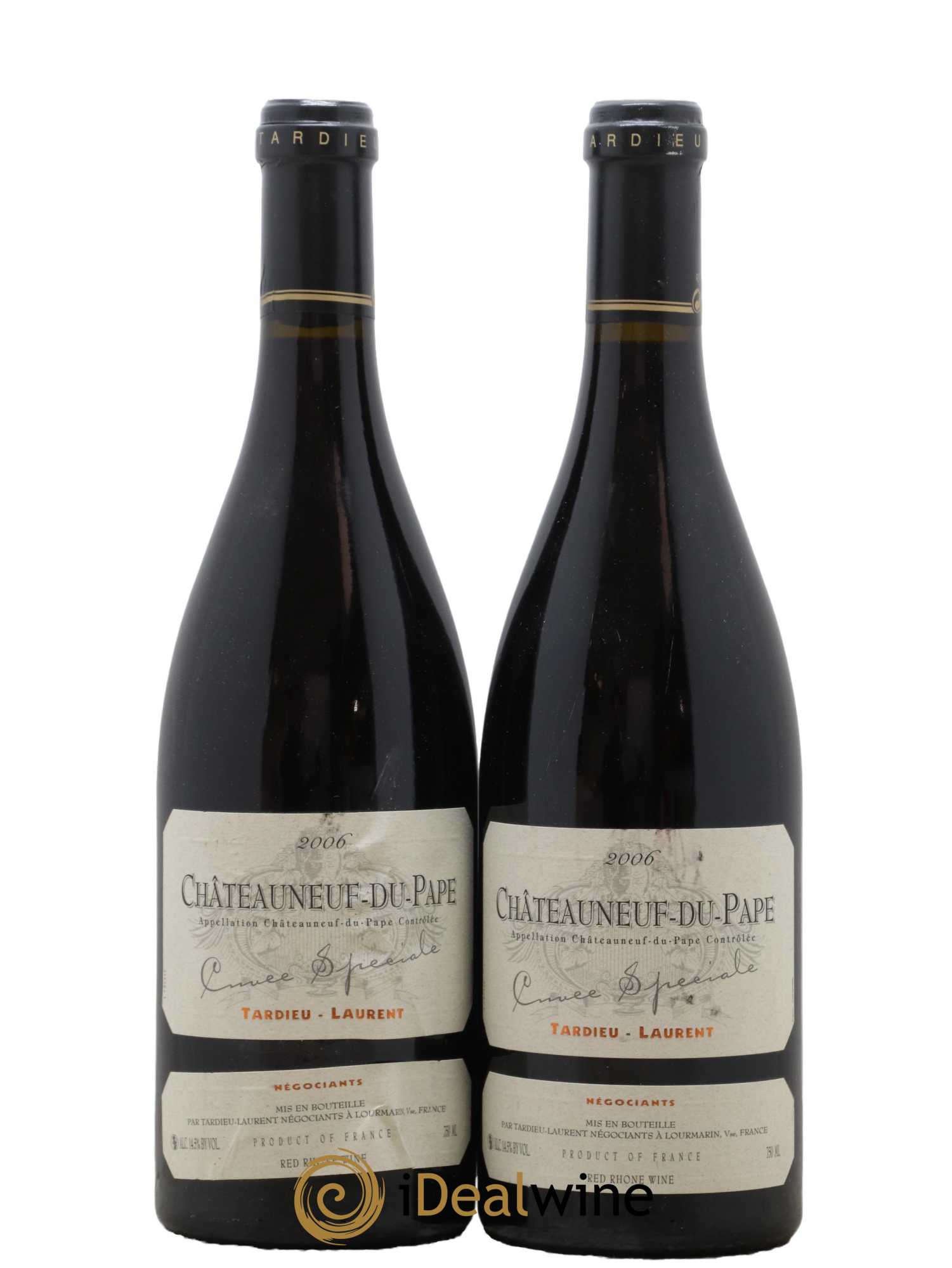 Châteauneuf-du-Pape Tardieu-Laurent Cuvée spéciale Famille Tardieu 2006 - Lot de 2 bouteilles - 0