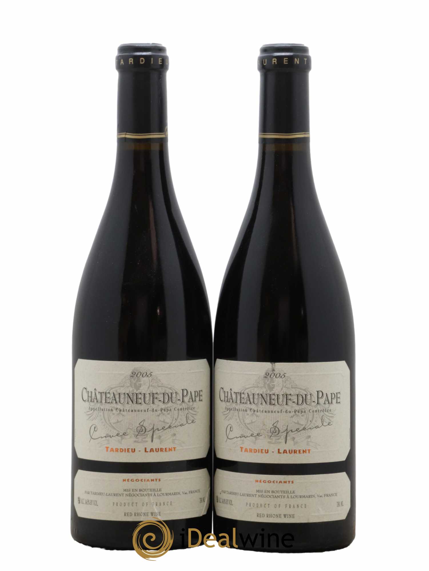 Châteauneuf-du-Pape Tardieu-Laurent Cuvée spéciale Famille Tardieu 2005 - Lot de 2 bouteilles - 0