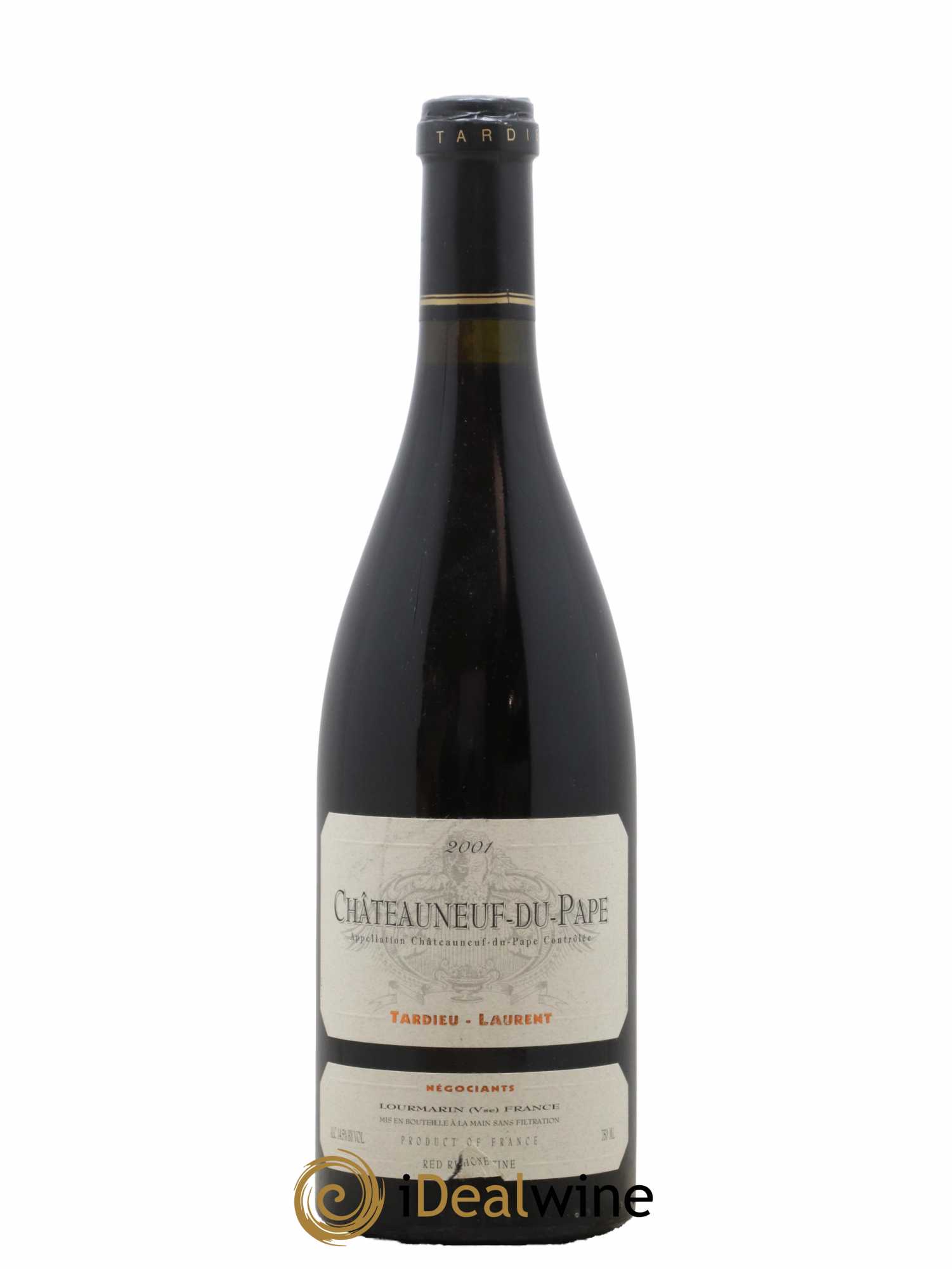 Châteauneuf-du-Pape Domaine Tardieu-Laurent Famille Tardieu 2001 - Lot de 1 bouteille - 0