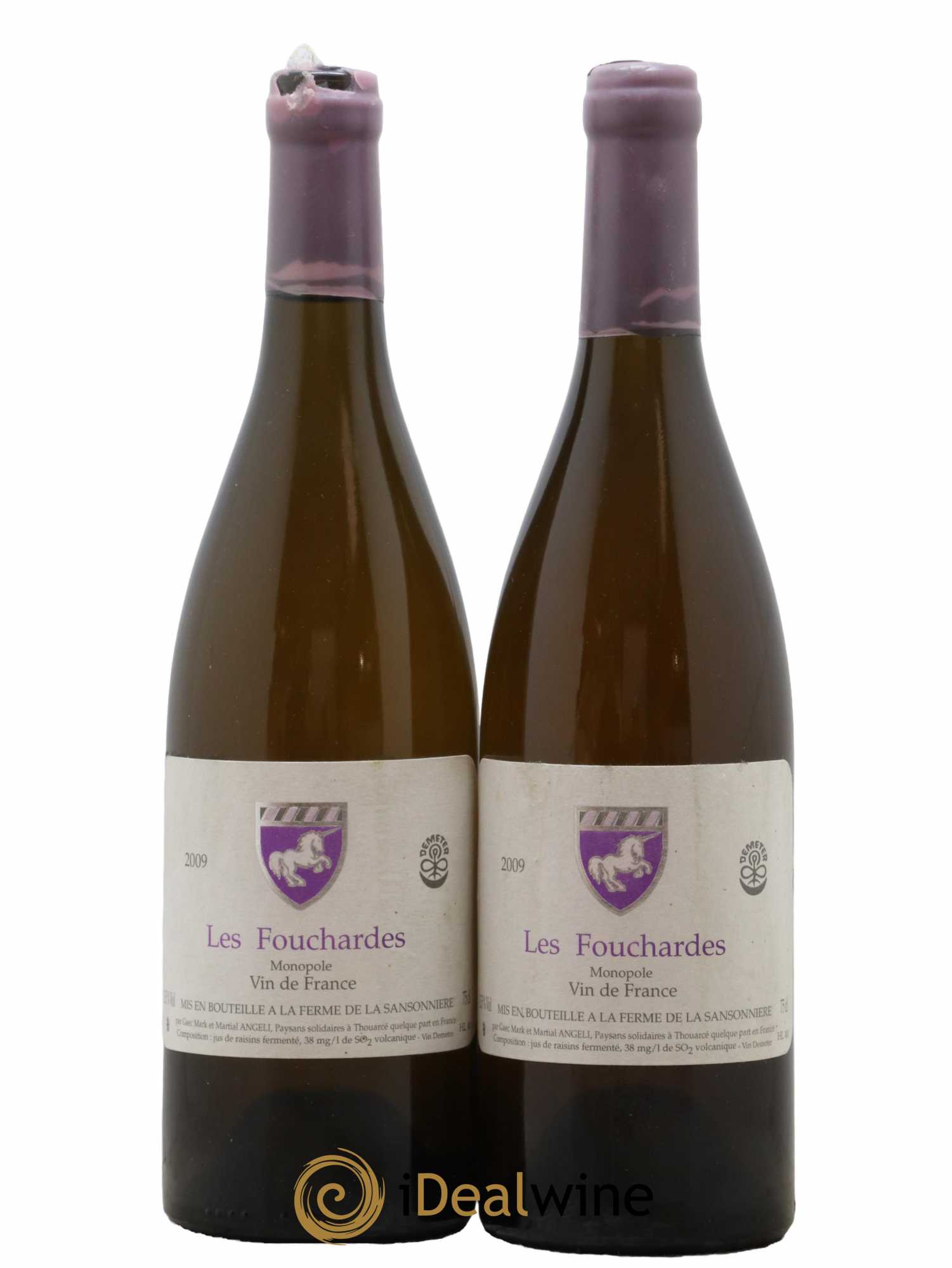 Vin de France Les Fouchardes Mark Angeli (Domaine) - Ferme de la Sansonnière 2009 - Lot de 2 bouteilles - 0