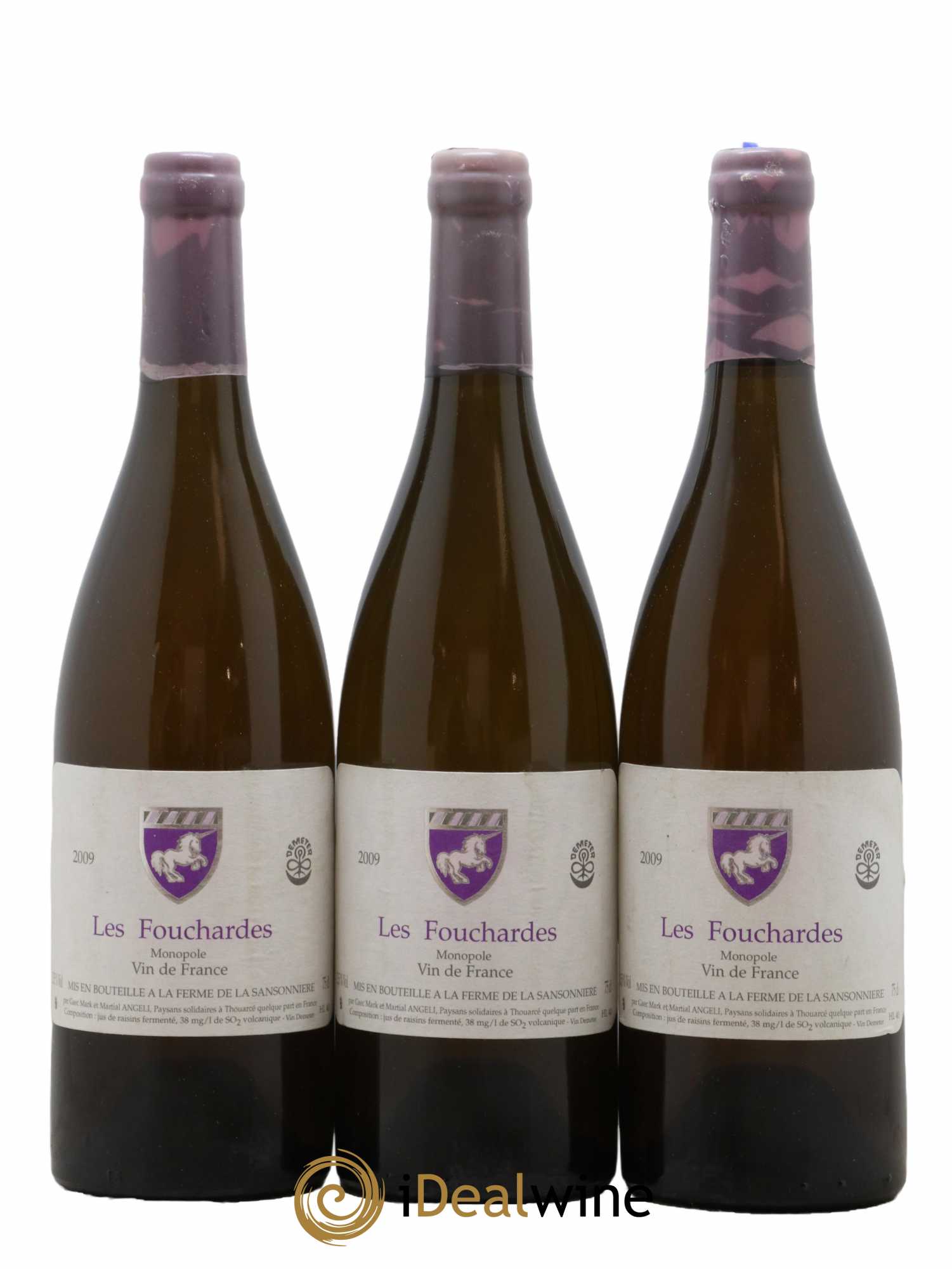 Vin de France Les Fouchardes Mark Angeli (Domaine) - Ferme de la Sansonnière 2009 - Lot de 3 bouteilles - 0