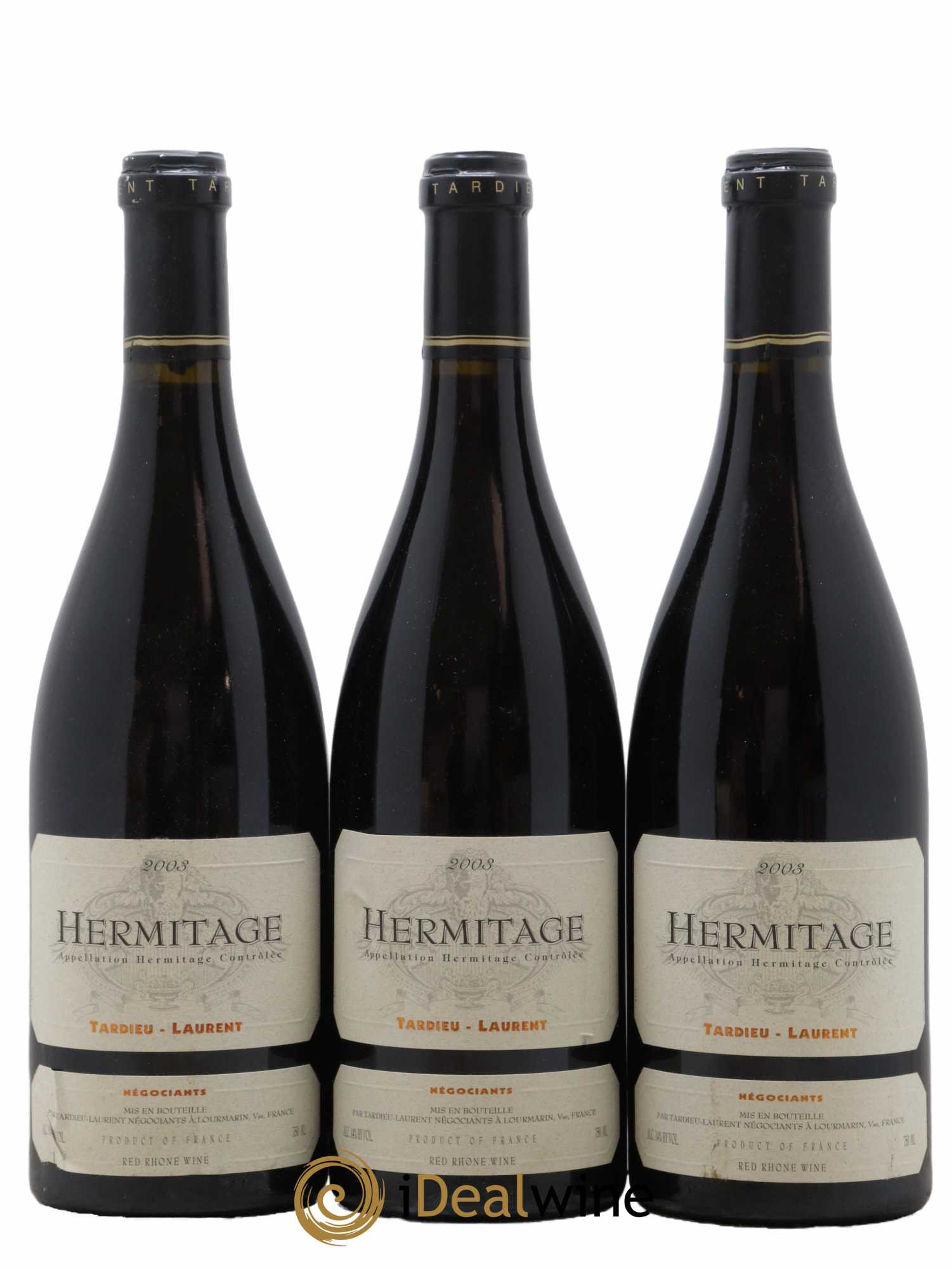 Hermitage Maison Tardieu-Laurent 2003 - Lot de 3 bouteilles - 0