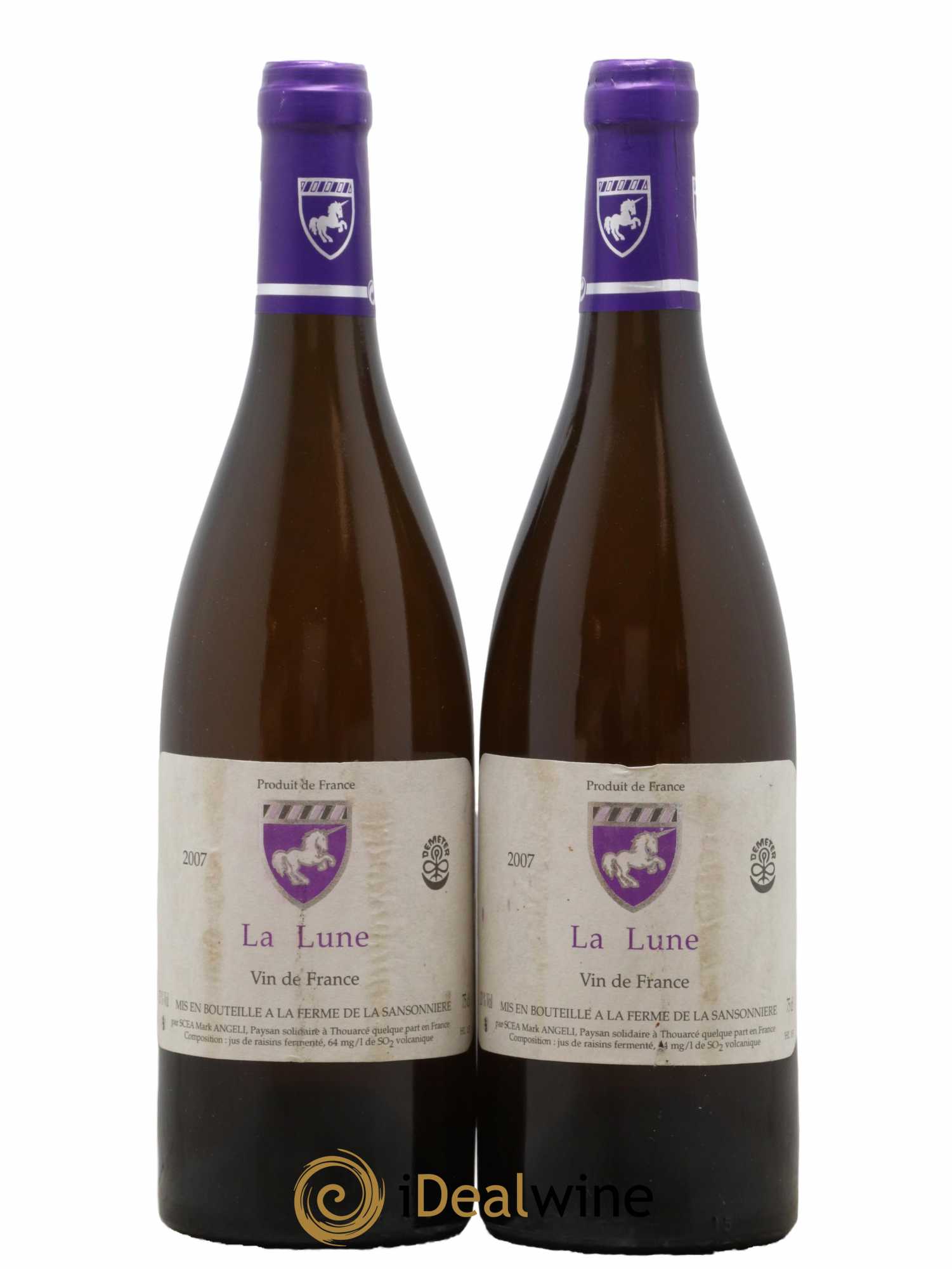Vin de France La Lune Mark Angeli (Domaine) - Ferme de la Sansonnière 2007 - Lot de 2 bouteilles - 0