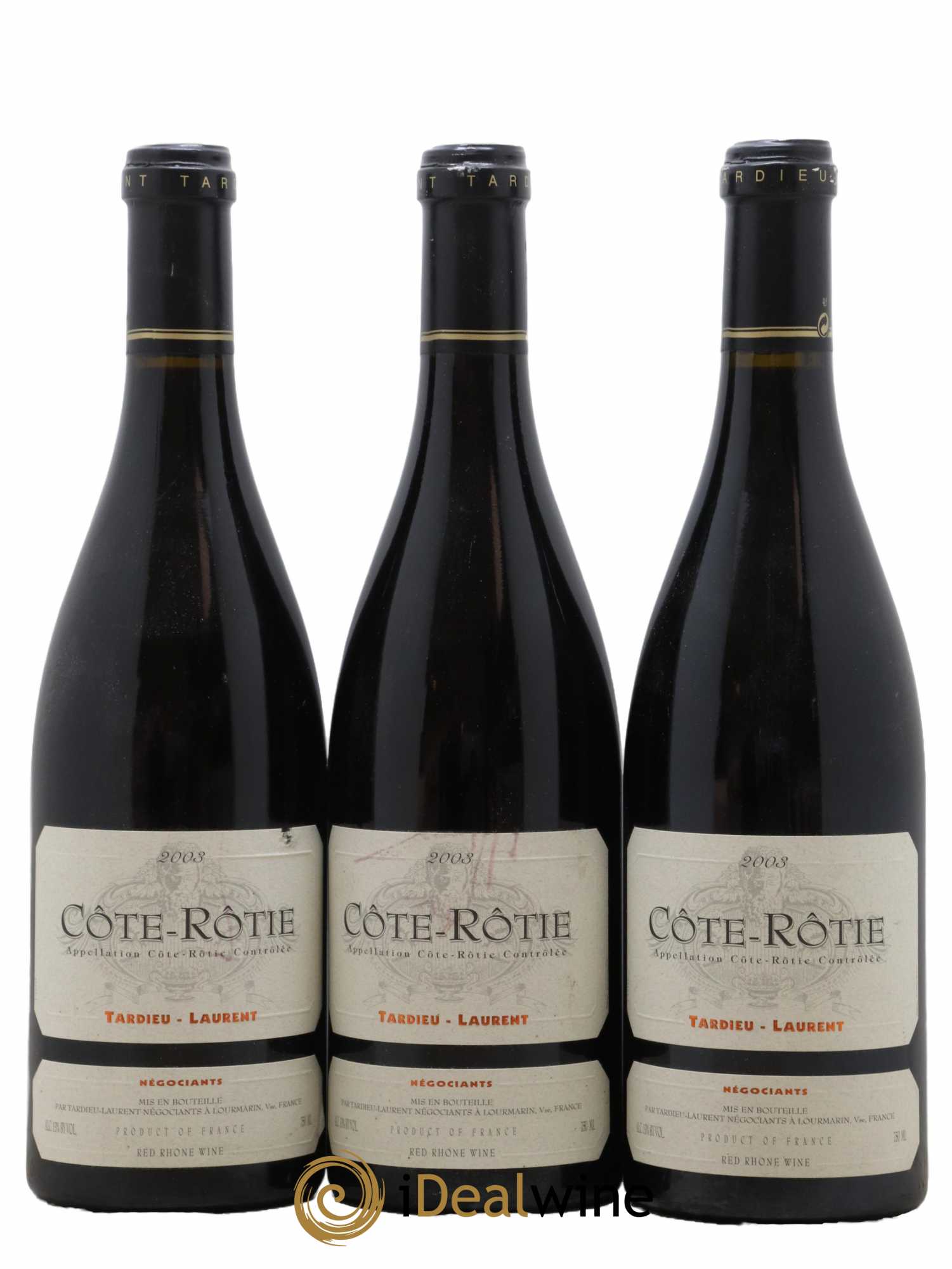 Côte-Rôtie Maison Tardieu-Laurent 2003 - Lot de 3 bouteilles - 0
