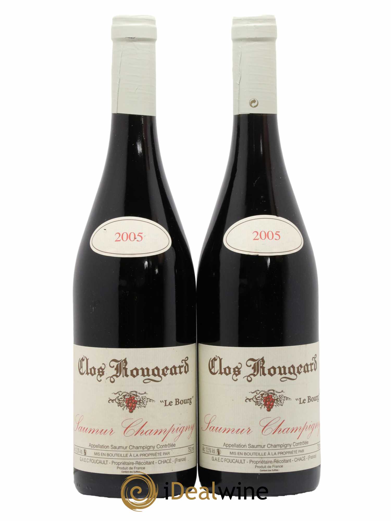 Saumur-Champigny Le Bourg Clos Rougeard 2005 - Lot de 2 bouteilles - 0