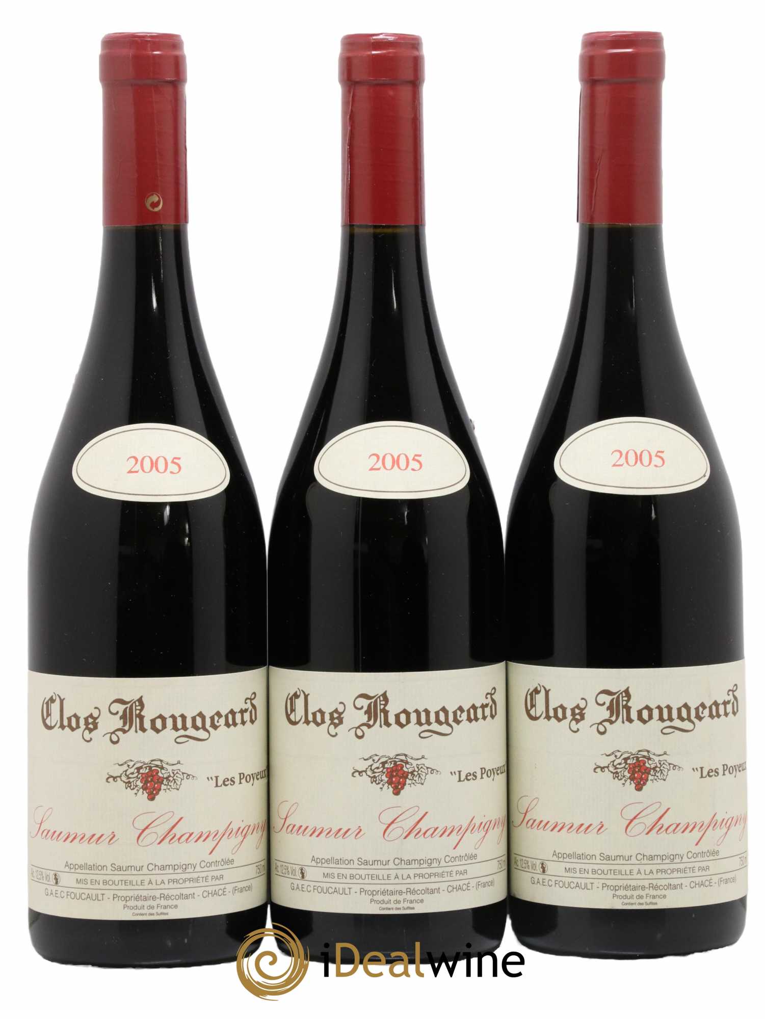 Saumur-Champigny Les Poyeux Clos Rougeard 2005 - Lot de 3 bouteilles - 0