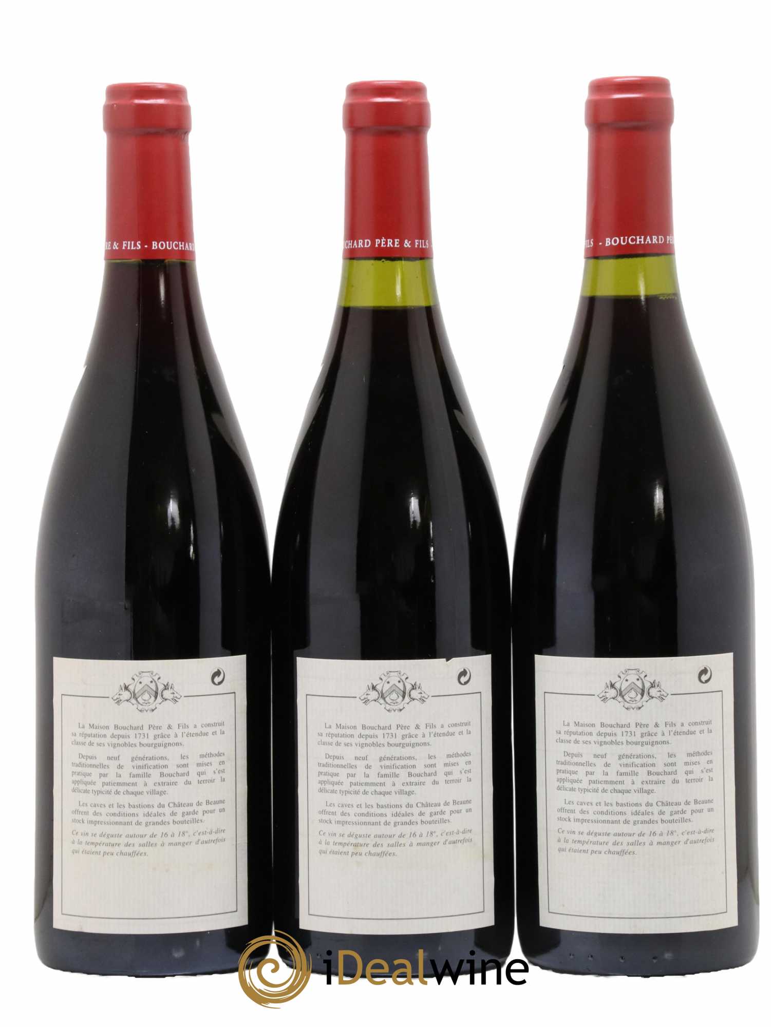 Corton Grand Cru Le Corton Bouchard Père & Fils 1999 - Lot de 3 bouteilles - 1