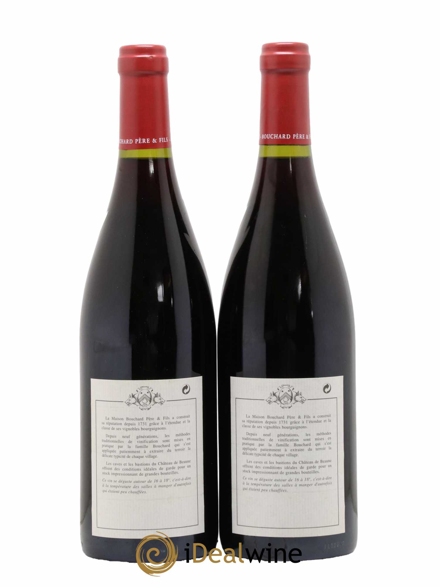 Corton Grand Cru Le Corton Bouchard Père & Fils 1999 - Lot de 2 bouteilles - 1