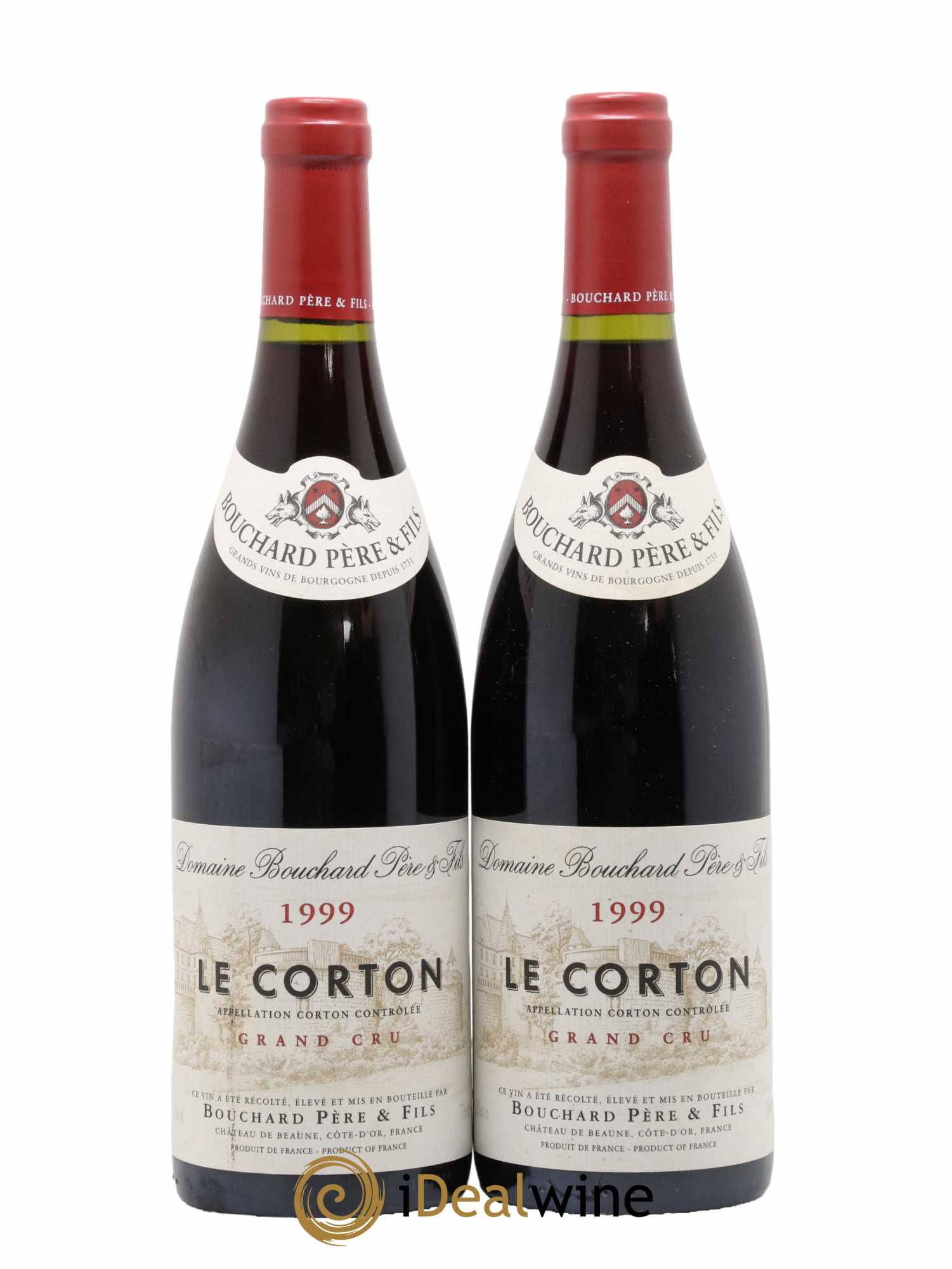 Corton Grand Cru Le Corton Bouchard Père & Fils 1999 - Lot de 2 bouteilles - 0