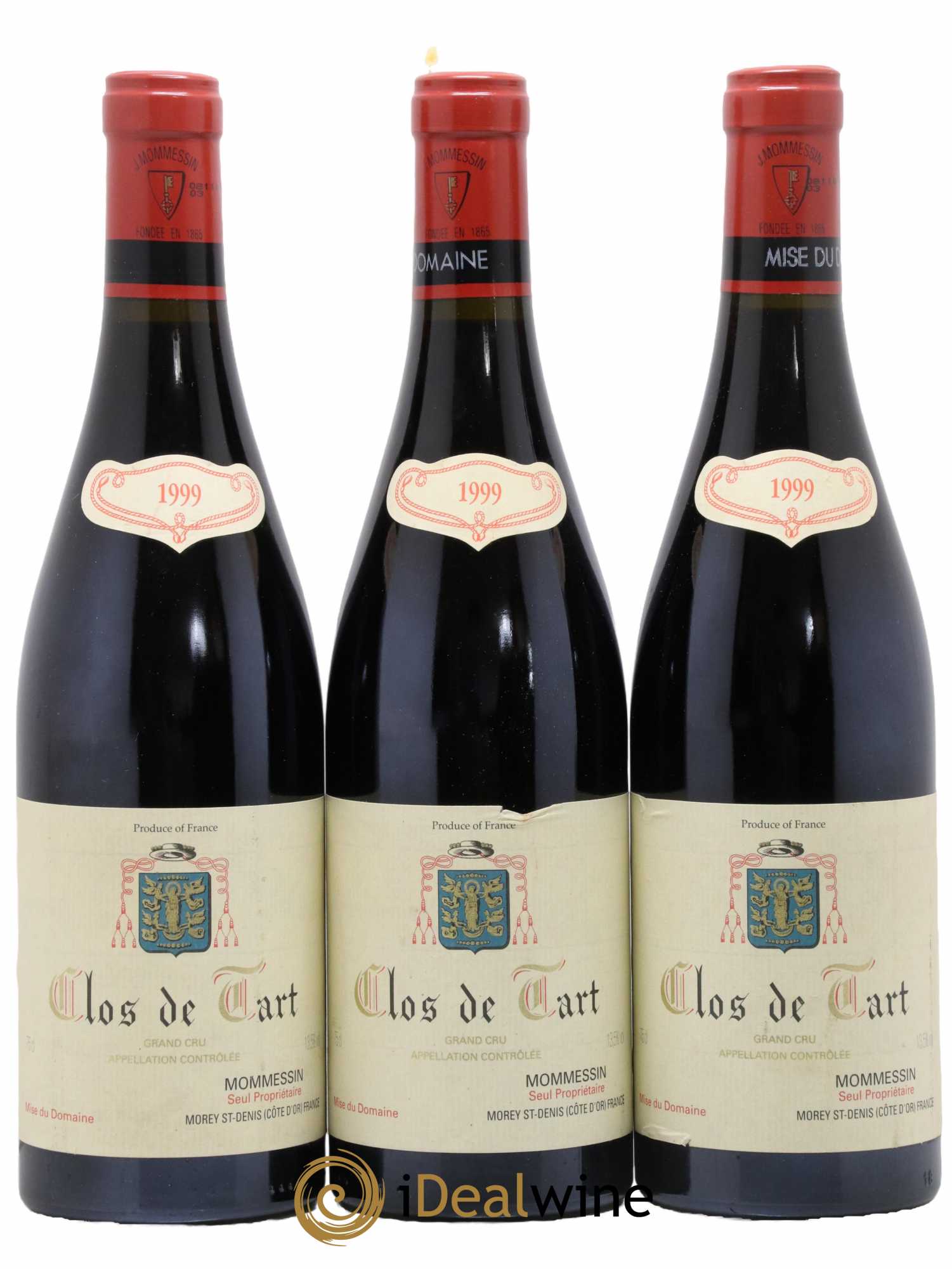 Clos de Tart Grand Cru Clos de Tart 1999 - Lot de 3 bouteilles - 0