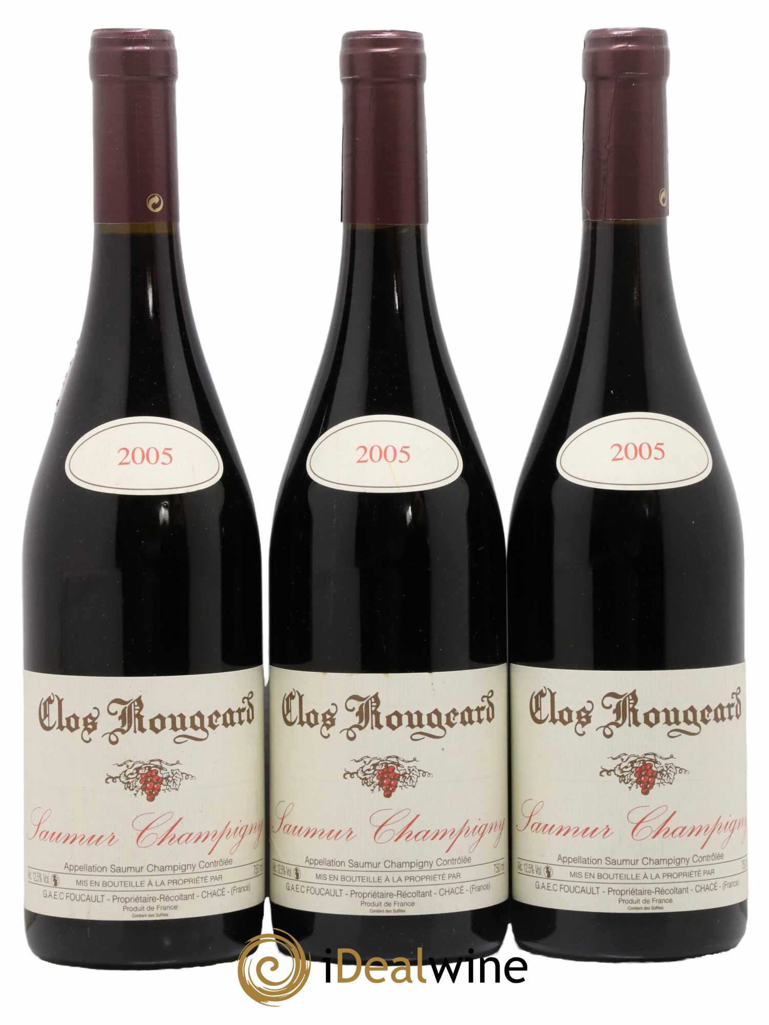 Saumur-Champigny Clos Rougeard 2005 - Lot de 3 bouteilles - 0
