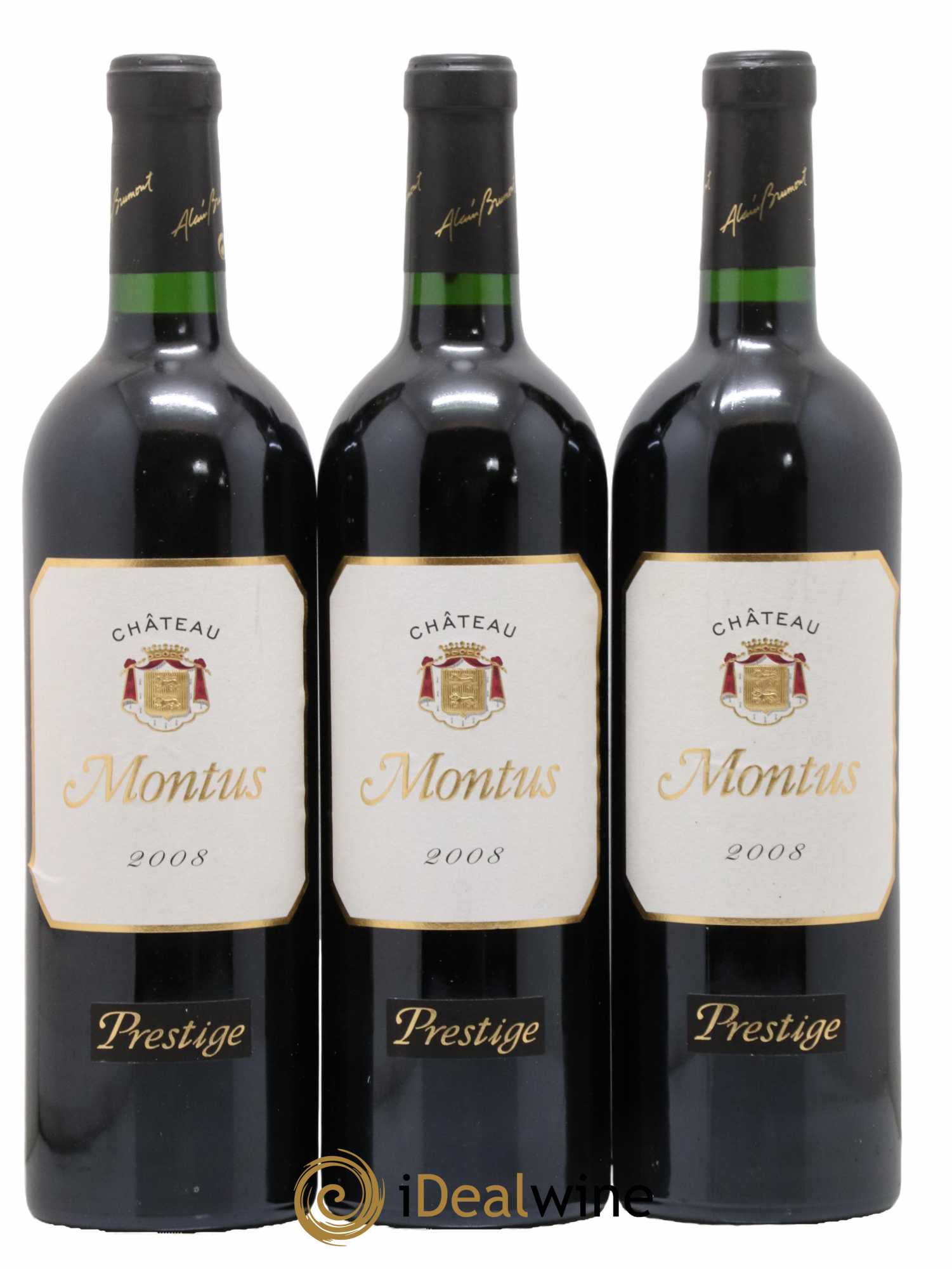 Madiran Château Montus-Prestige Alain Brumont 2008 - Lotto di 3 bottiglie - 0