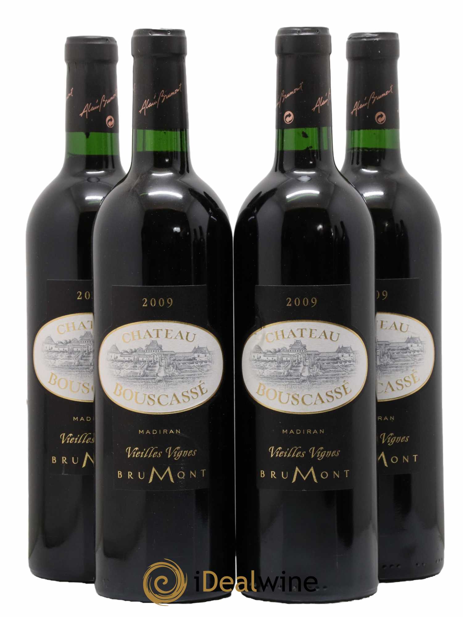 Madiran Vieilles Vignes Château Bouscassé - Alain Brumont 2009 - Posten von 4 Flaschen - 0