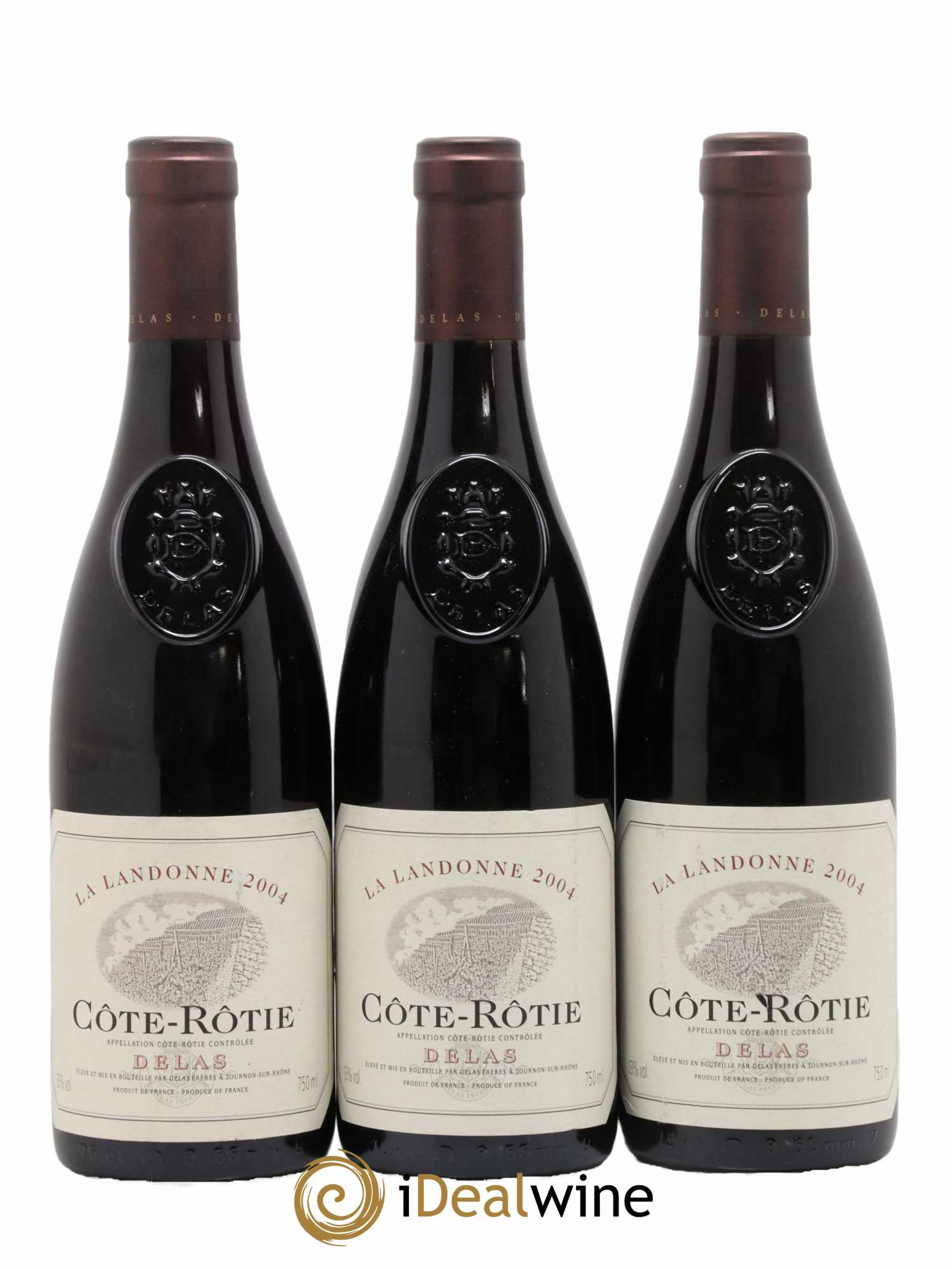 Côte-Rôtie La Landonne Delas Frères 2004 - Lot de 3 bouteilles - 0