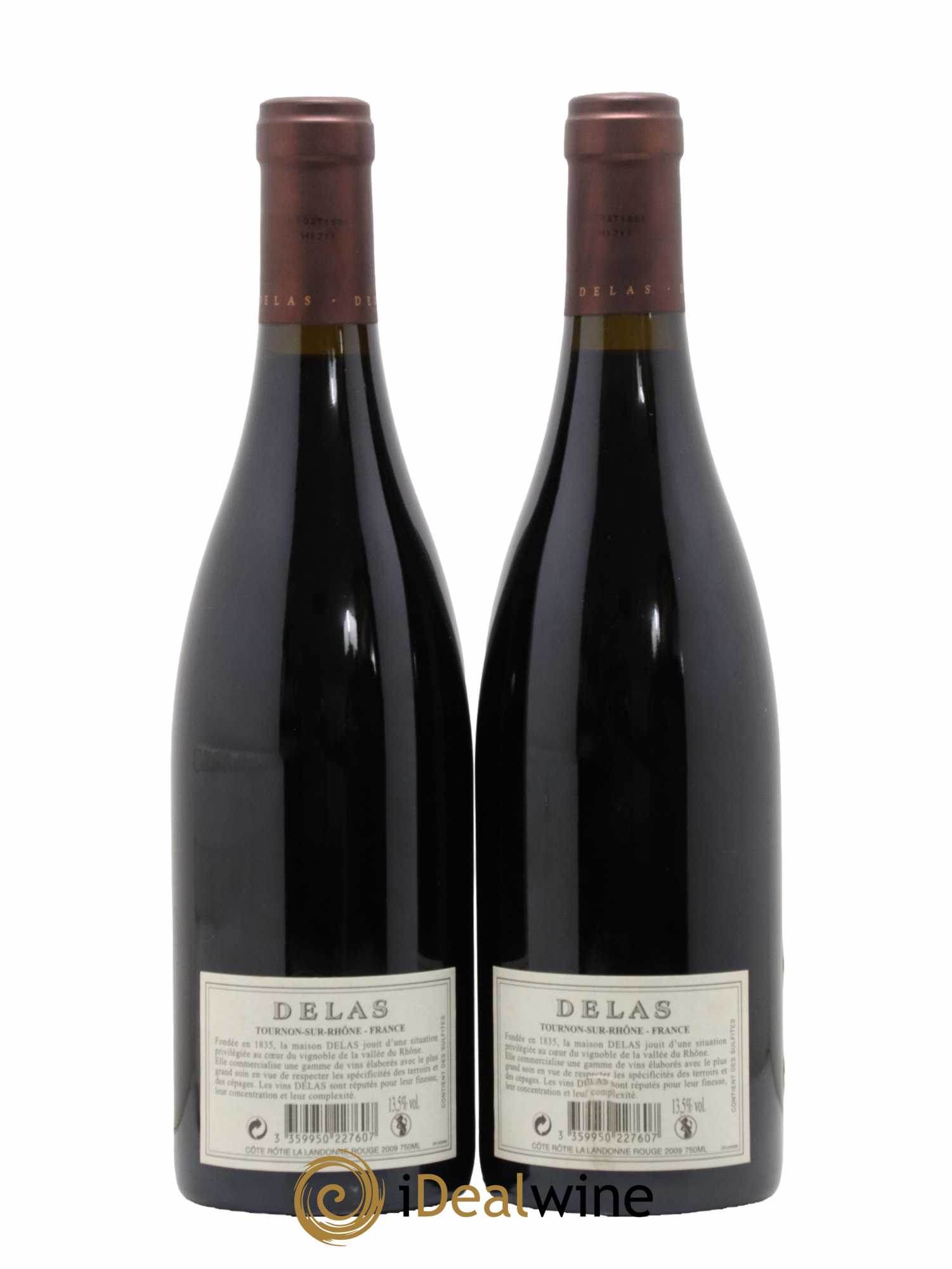 Côte-Rôtie La Landonne Delas Frères 2009 - Lot de 2 bouteilles - 1