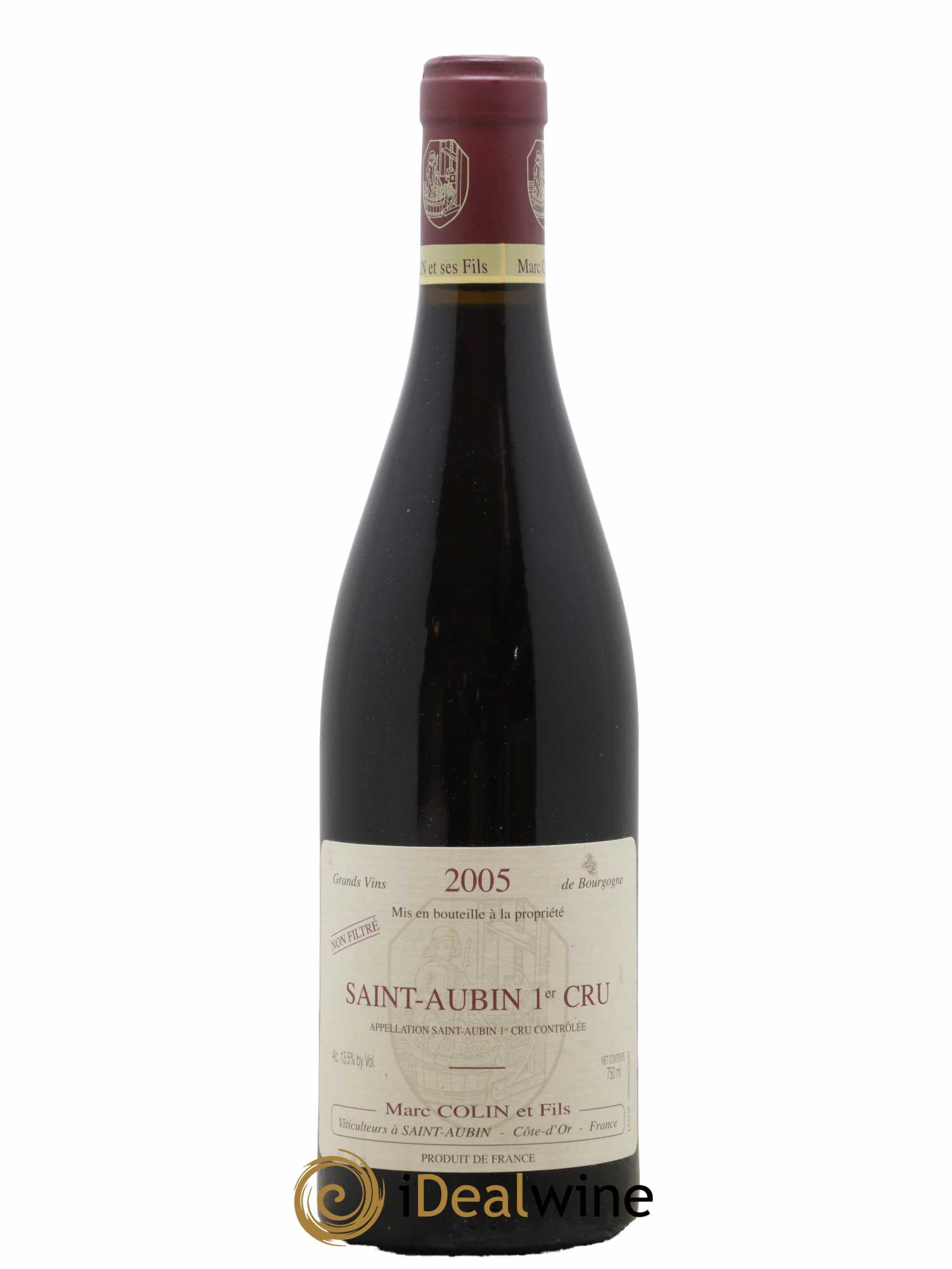 Saint-Aubin 1er Cru Marc Colin & Fils 2005 - Lot de 1 bouteille - 0