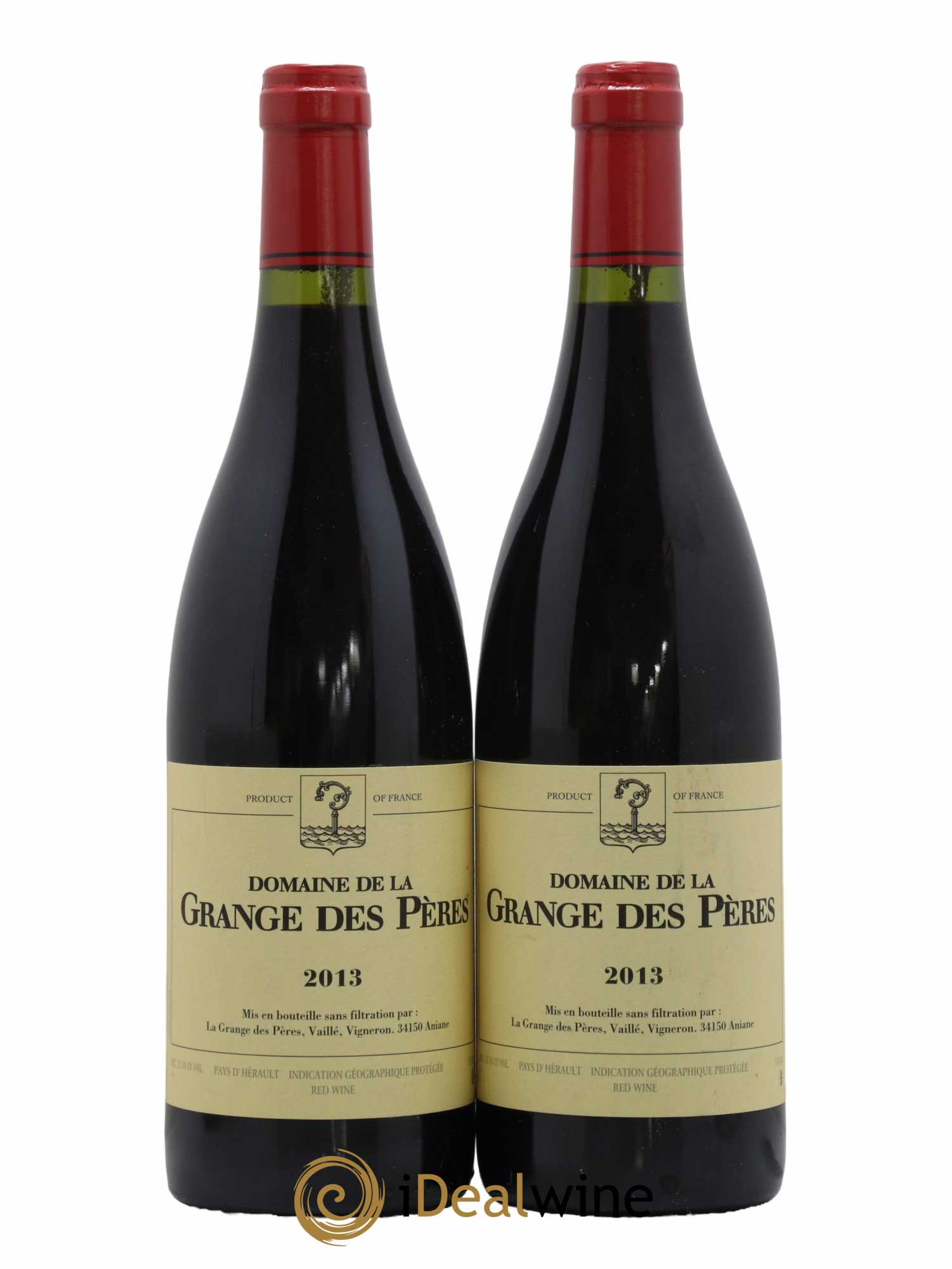 Pays d'Hérault Grange des Pères Laurent Vaillé 2013 - Lot de 2 bouteilles - 0