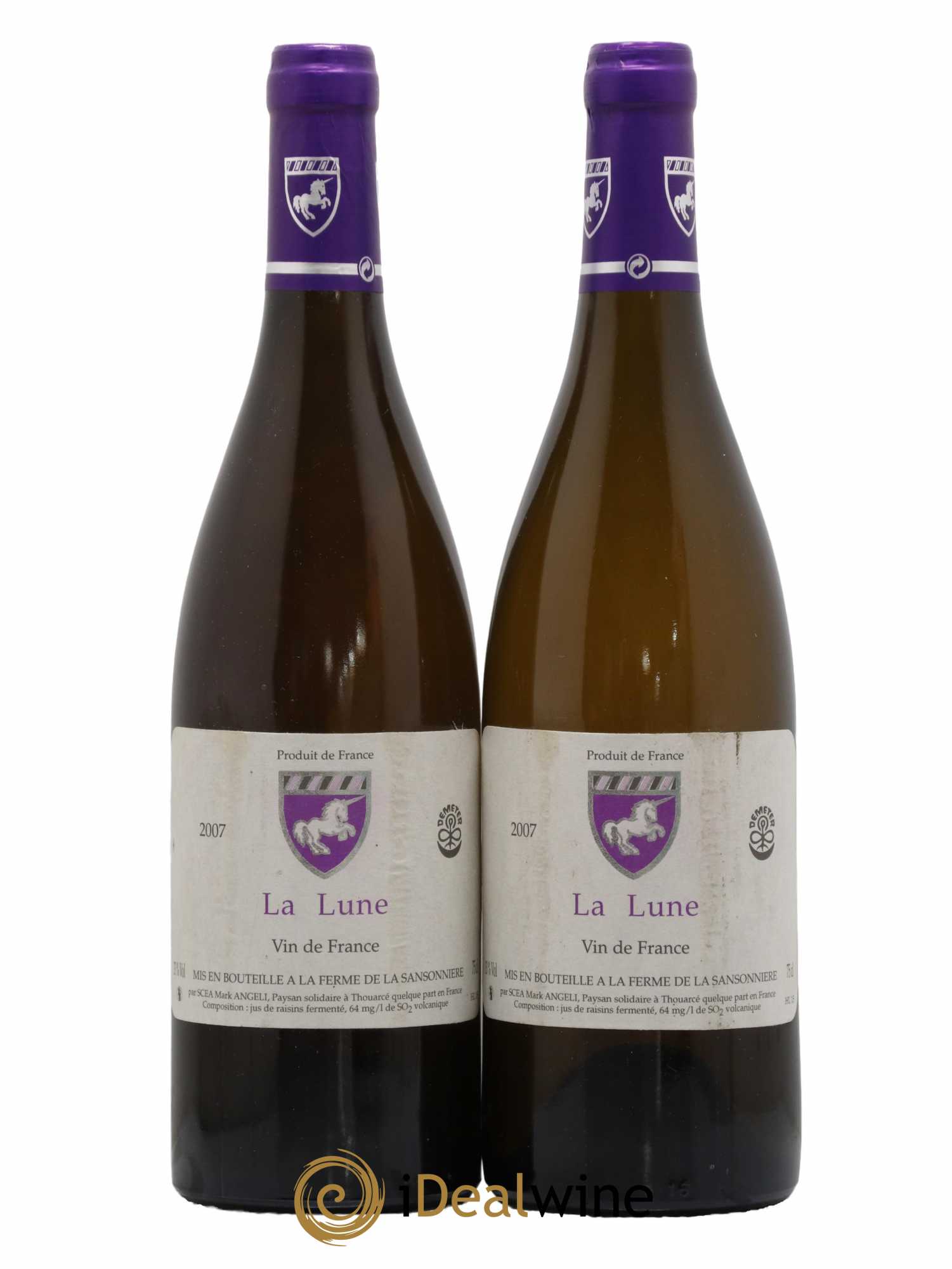 Vin de France La Lune Mark Angeli (Domaine) - Ferme de la Sansonnière 2007 - Lot de 2 bouteilles - 0