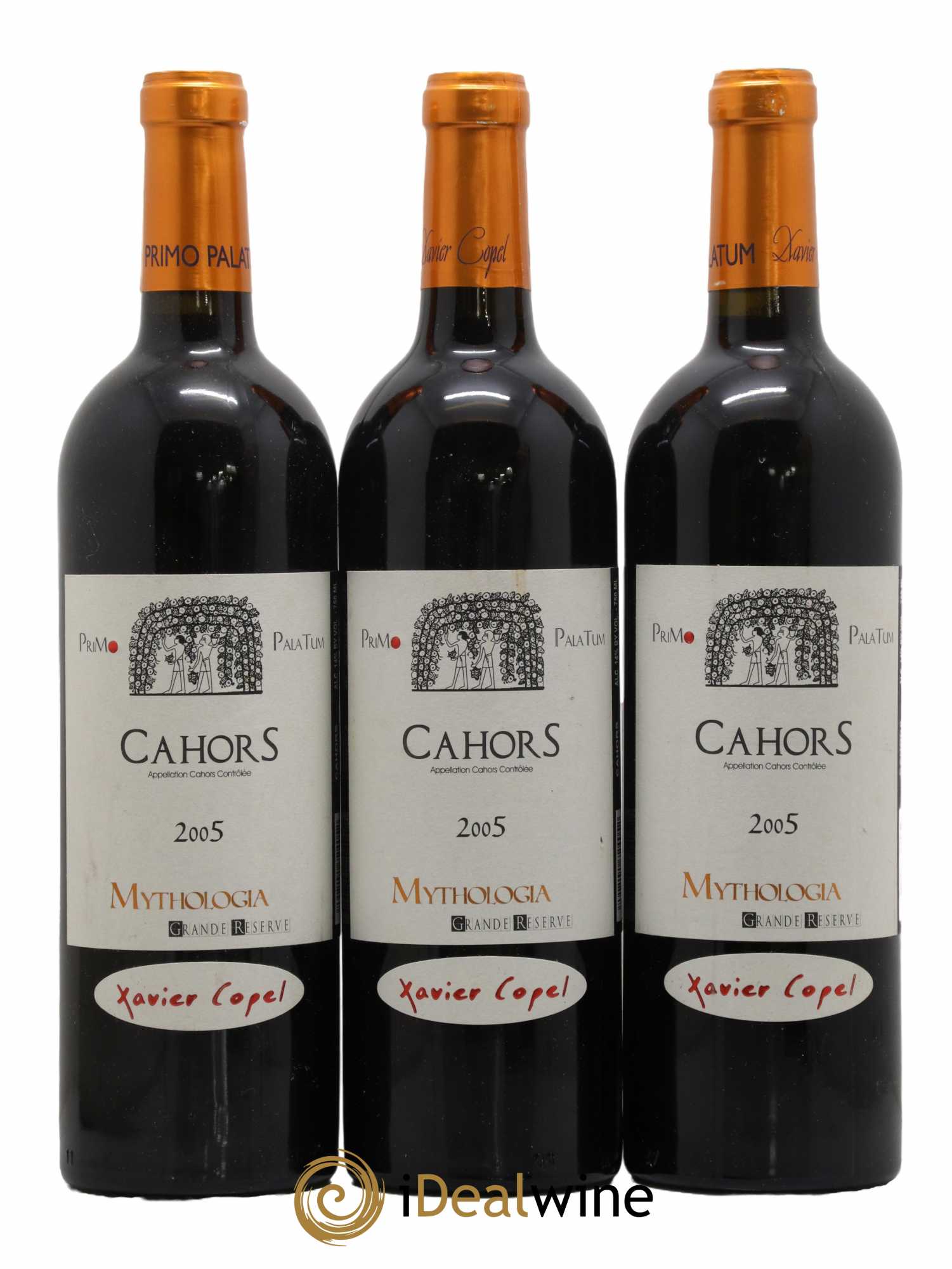 Cahors Xavier Copel Mythologia Grande Reserve 2005 - Lot de 3 bouteilles - 0