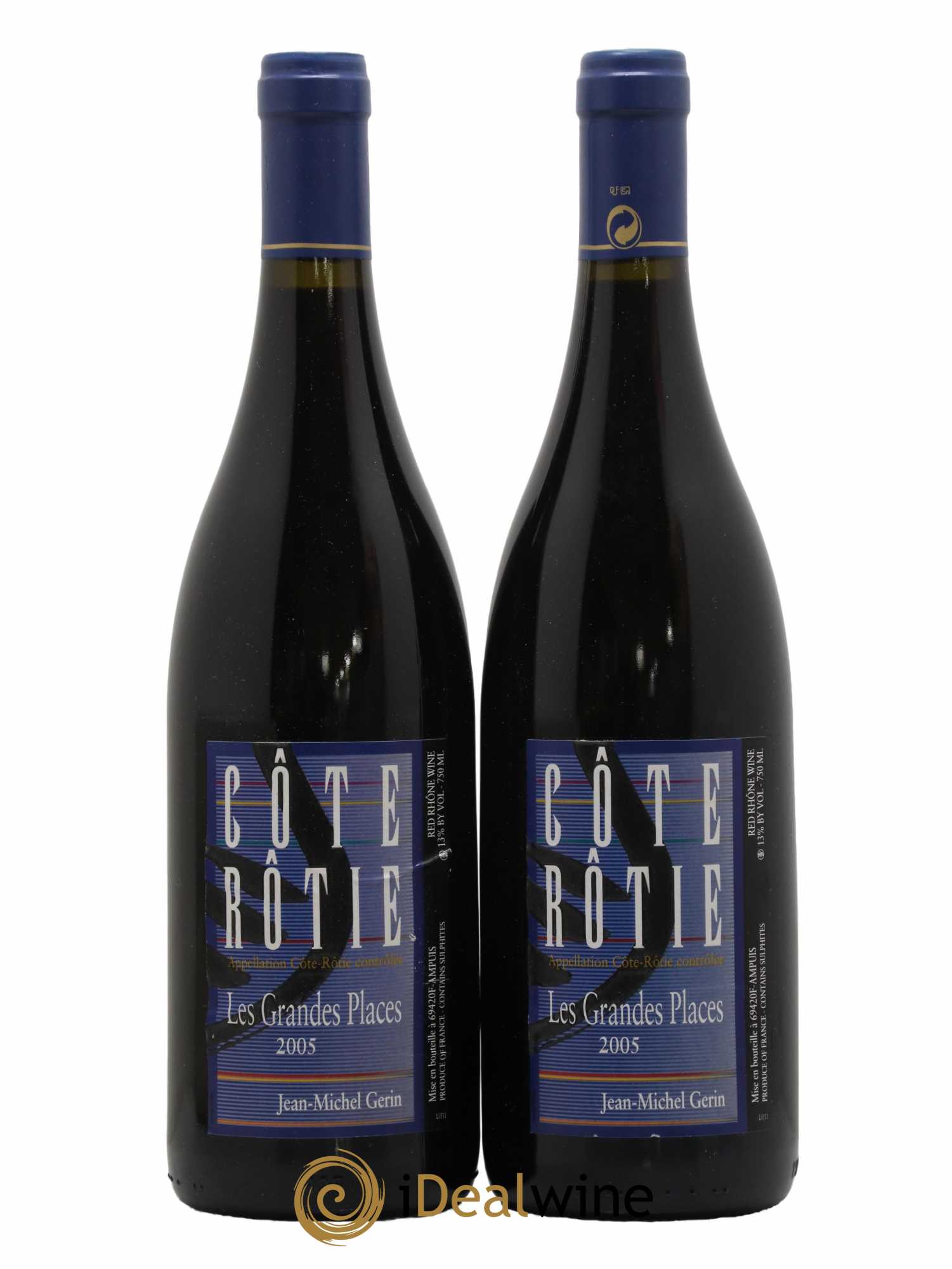 Côte-Rôtie Les Grandes Places Jean-Michel Gerin 2005 - Lot de 2 bouteilles - 0