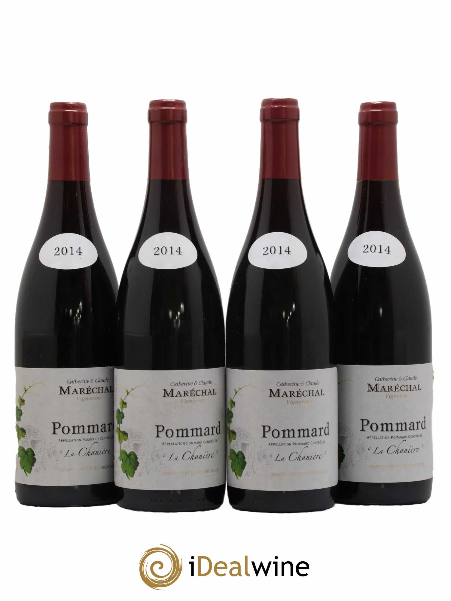 Pommard La Chanière Claude et Catherine Maréchal 2014 - Lot de 4 bouteilles - 0