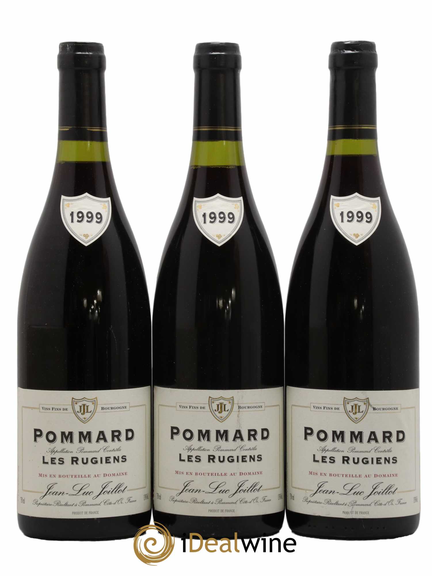 Pommard Les Rugiens Jean-Luc Joillot 1999 - Lot de 3 bouteilles - 0