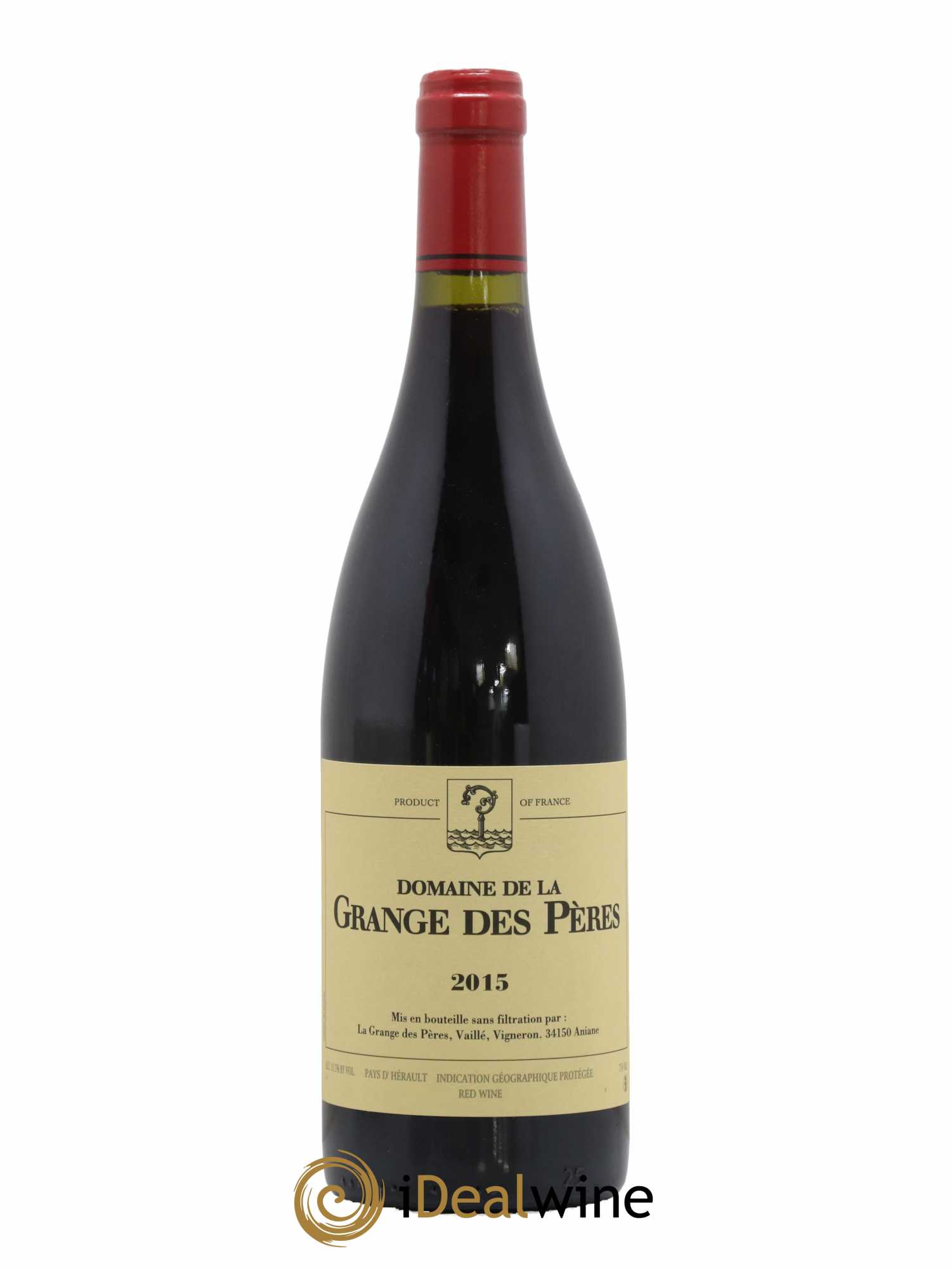 Pays d'Hérault Grange des Pères Laurent Vaillé 2015 - Lot de 1 bouteille - 0
