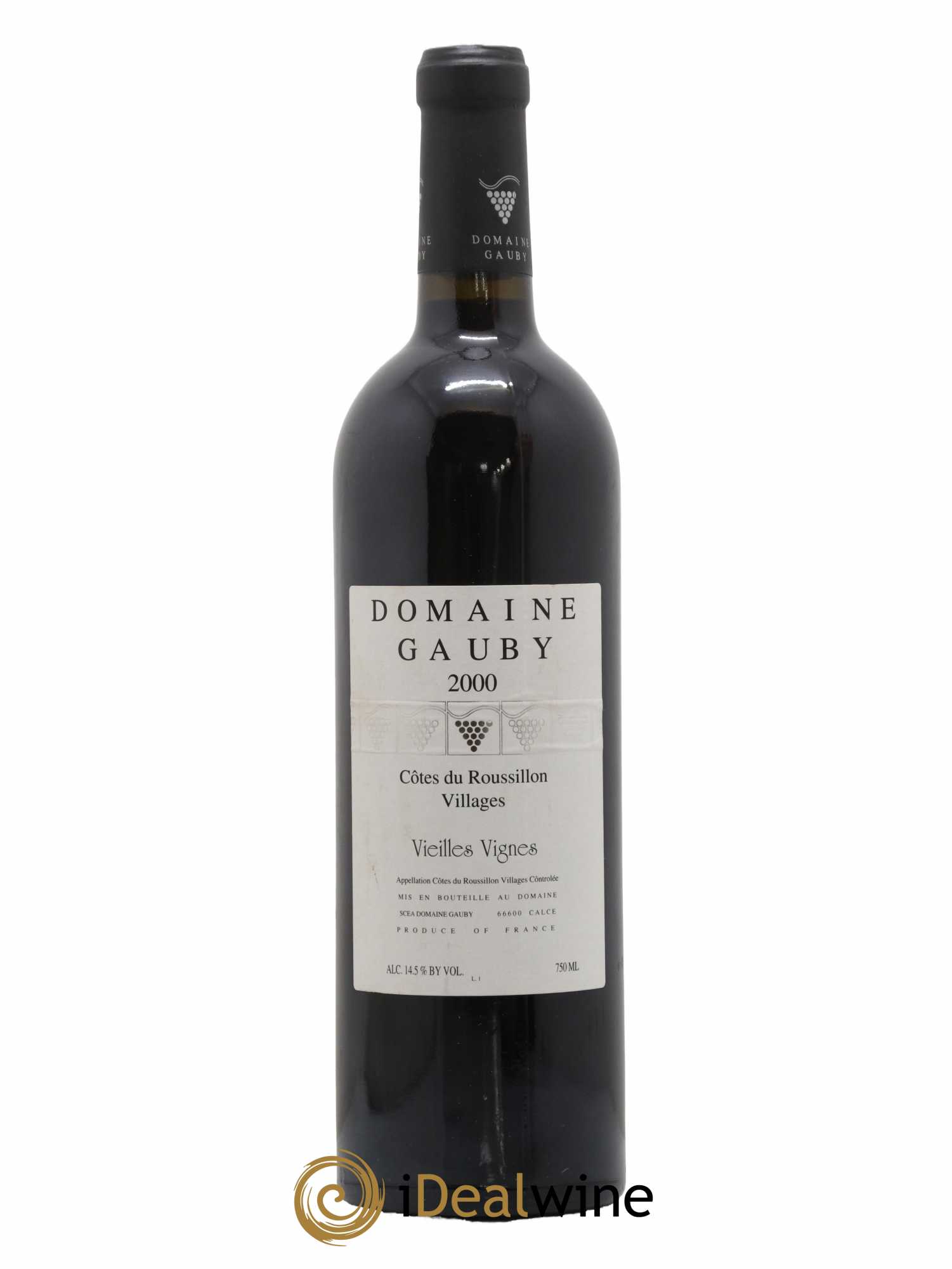 Côtes du Roussillon Villages Vieilles vignes Gauby (Domaine) 2000 - Lot de 1 bouteille - 0