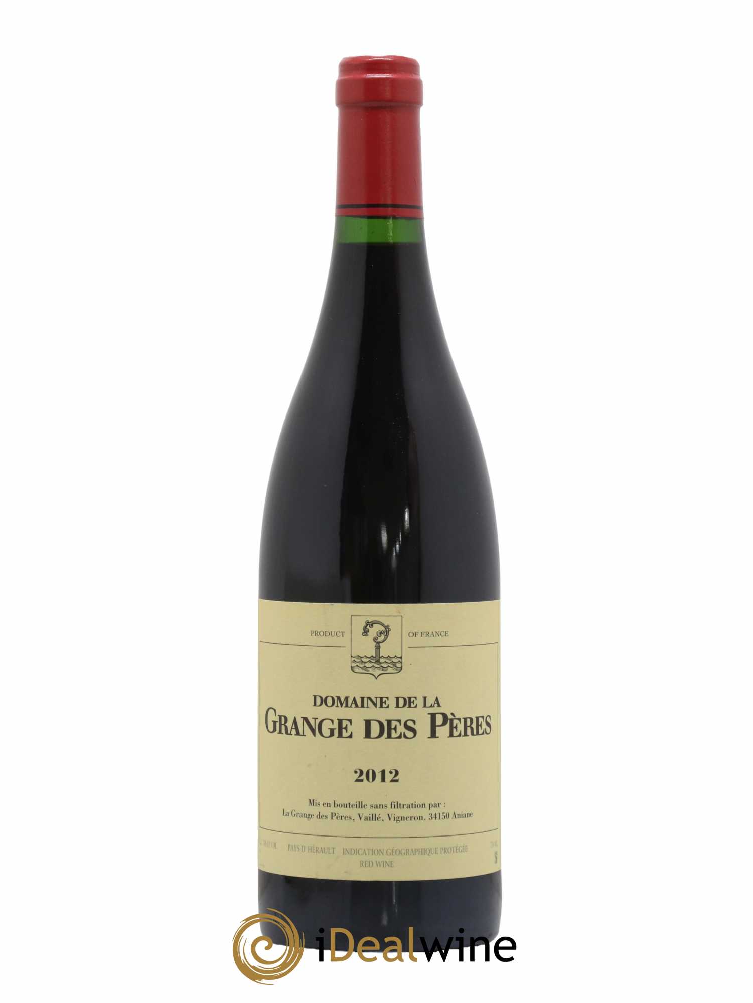 Pays d'Hérault Grange des Pères Laurent Vaillé 2012 - Lot de 1 bouteille - 0