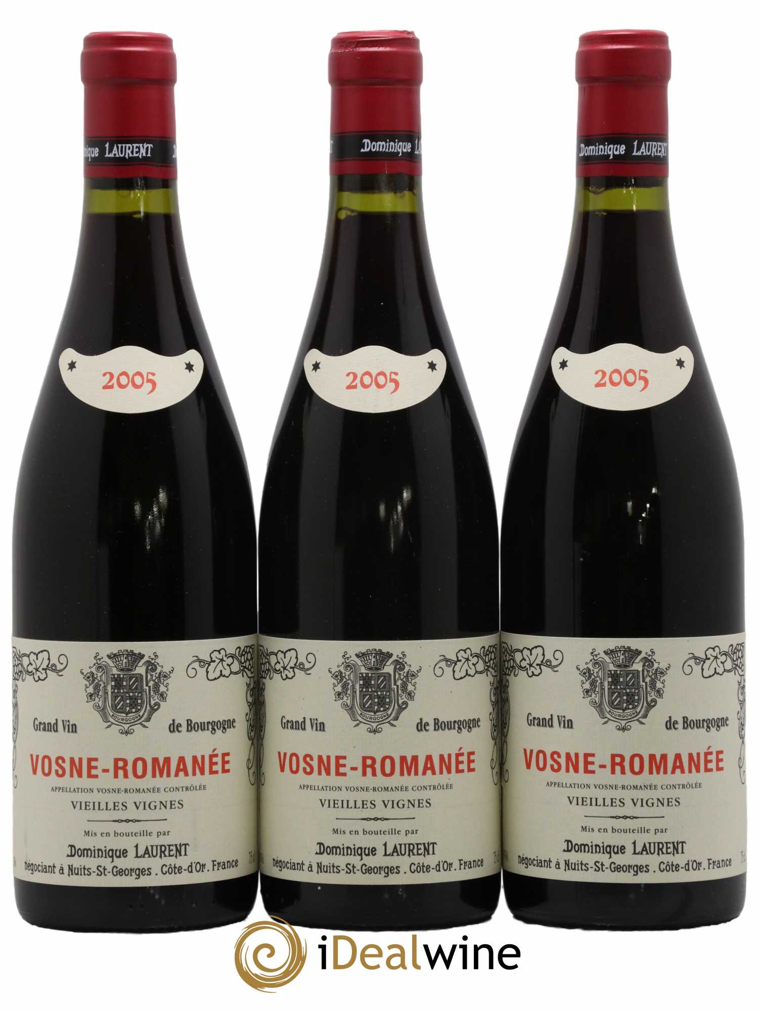 Vosne-Romanée Vieilles Vignes Dominique Laurent 2005 - Posten von 3 Flaschen - 0