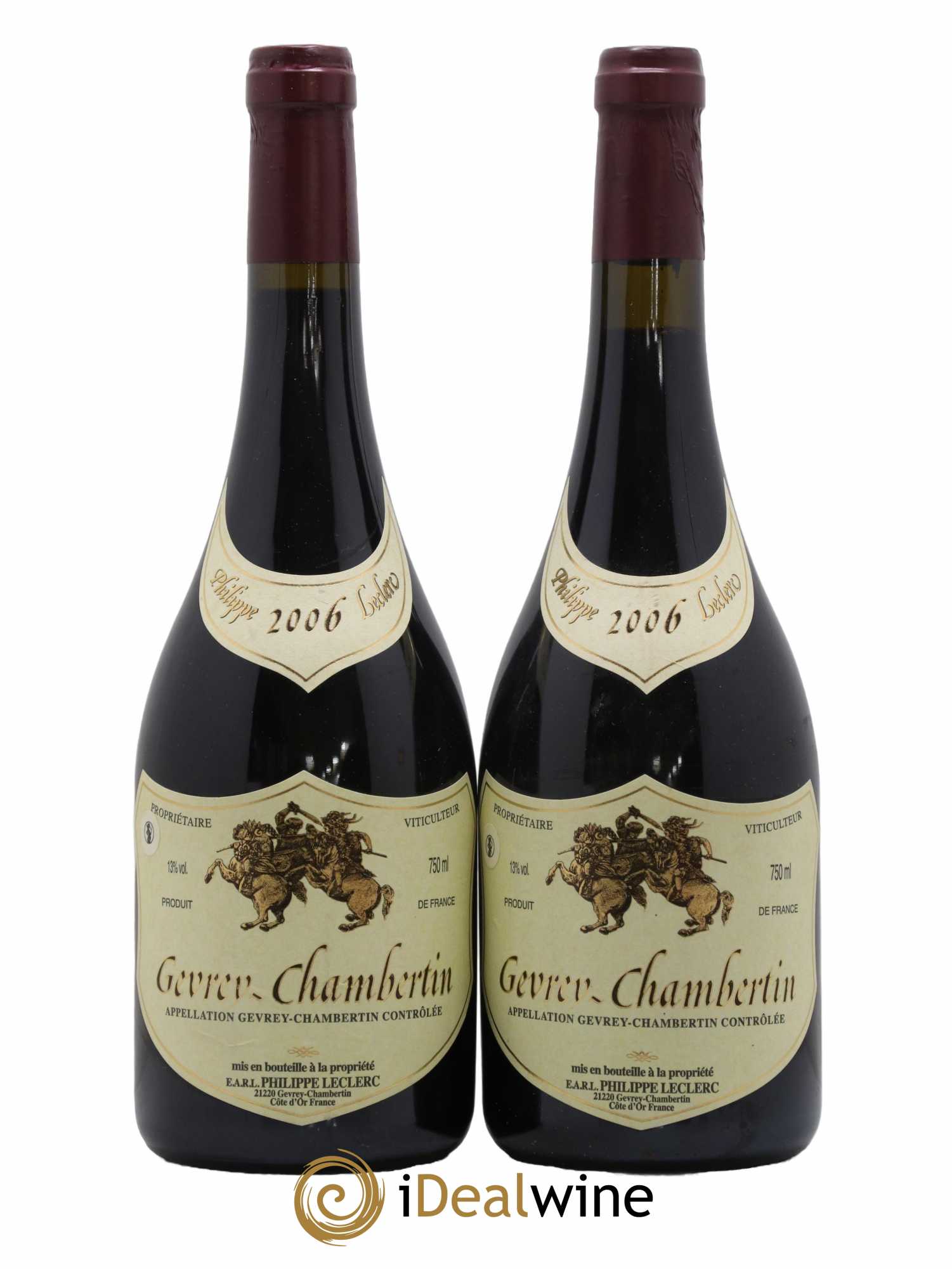 Gevrey-Chambertin Philippe Leclerc 2006 - Lot de 2 bouteilles - 0