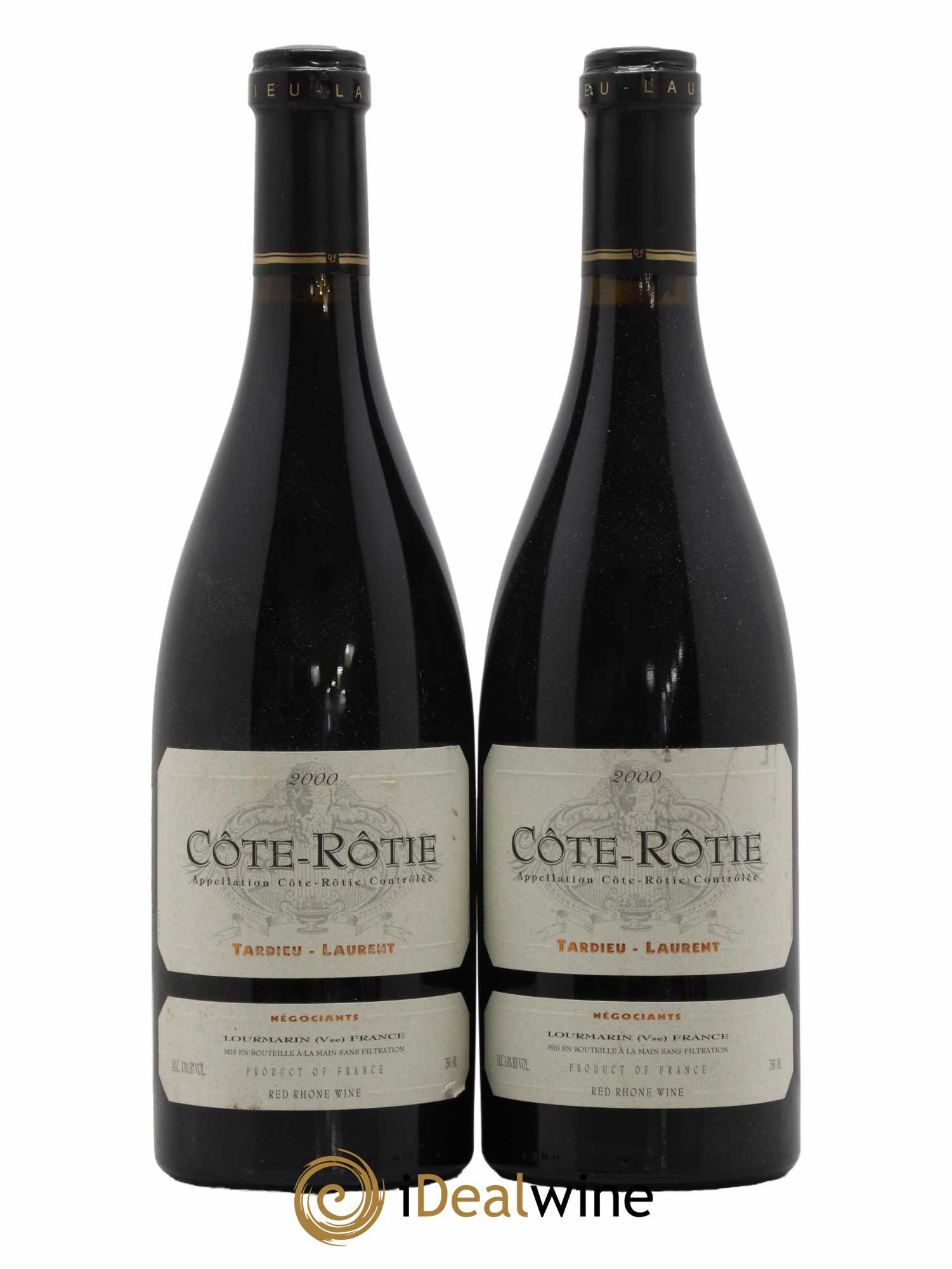 Côte-Rôtie Maison Tardieu-Laurent 2000 - Lot de 2 bouteilles - 0