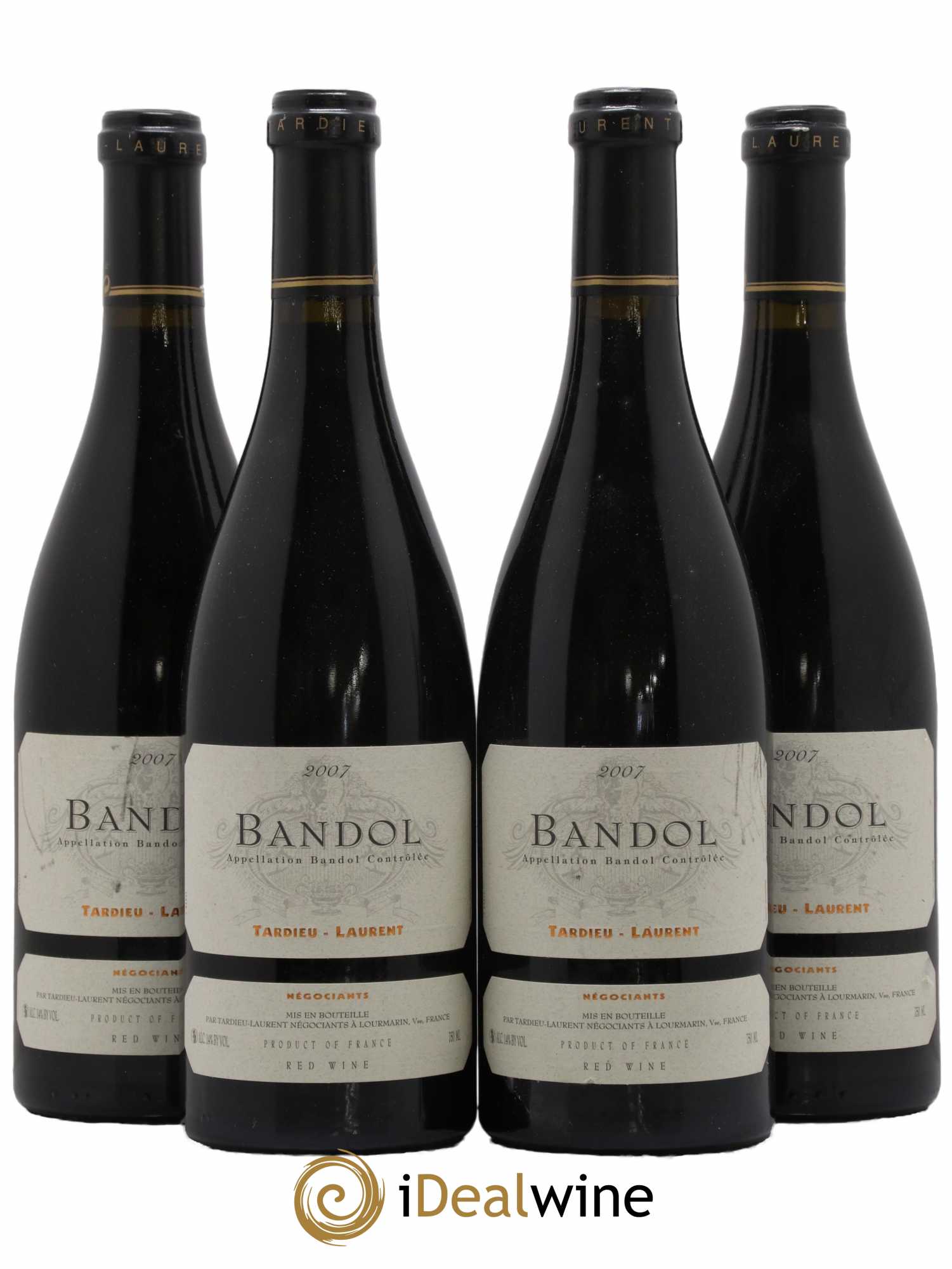 Bandol Tardieu Laurent 2007 - Posten von 4 Flaschen - 0