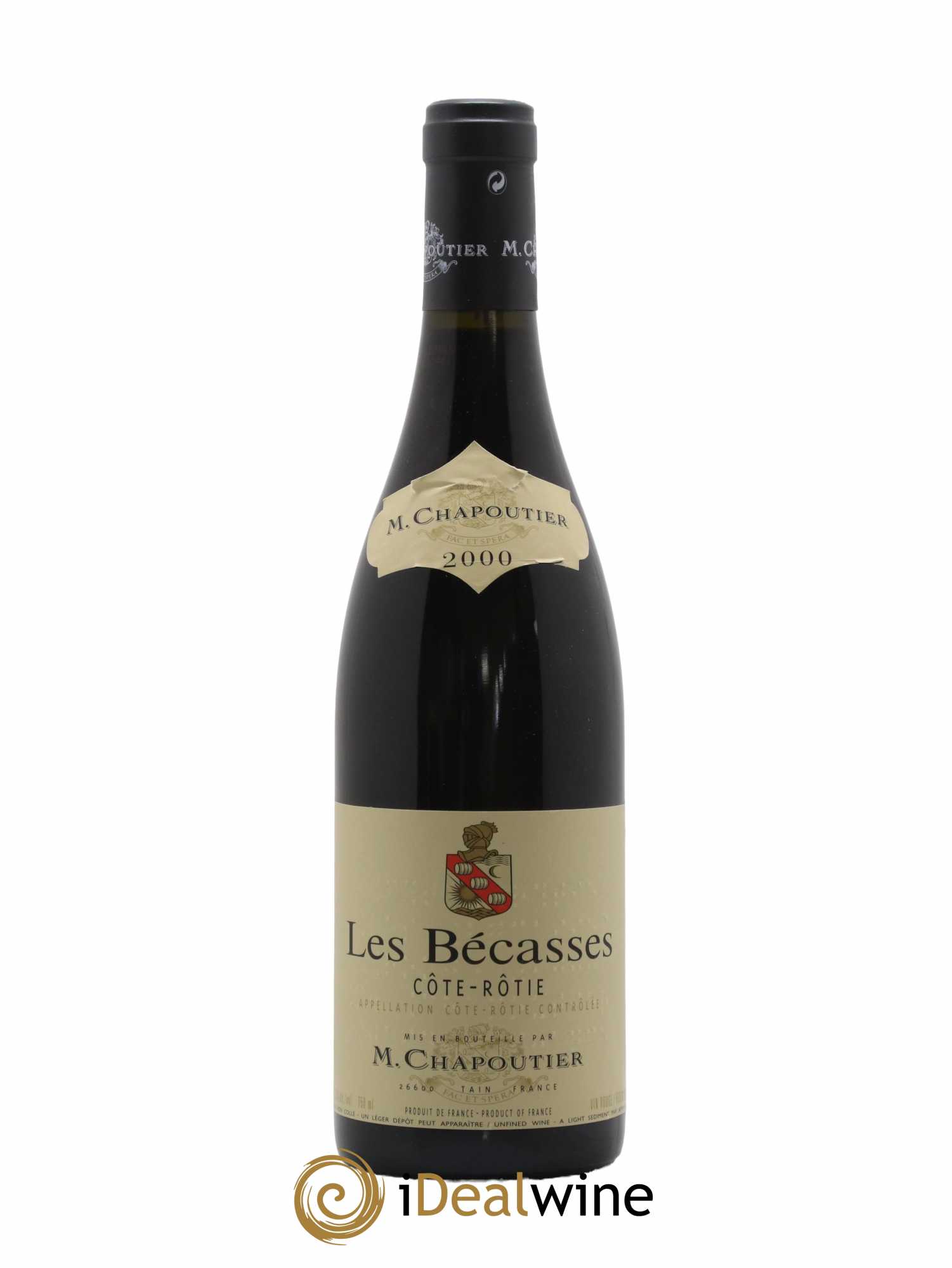 Côte-Rôtie Les Bécasses Chapoutier 2000 - Lot de 1 bouteille - 0