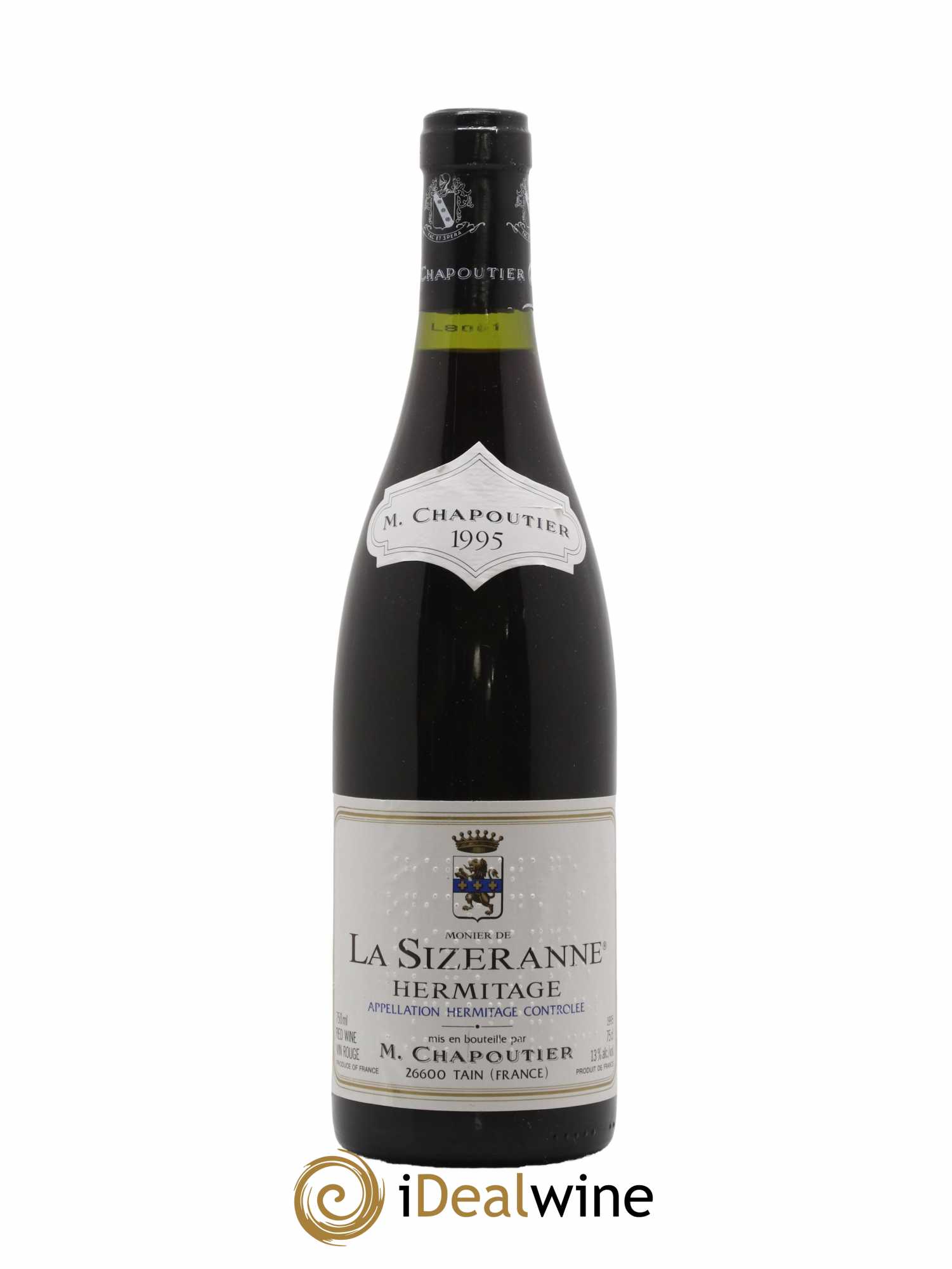 Hermitage Monier de La Sizeranne Chapoutier 1995 - Lot de 1 bouteille - 0