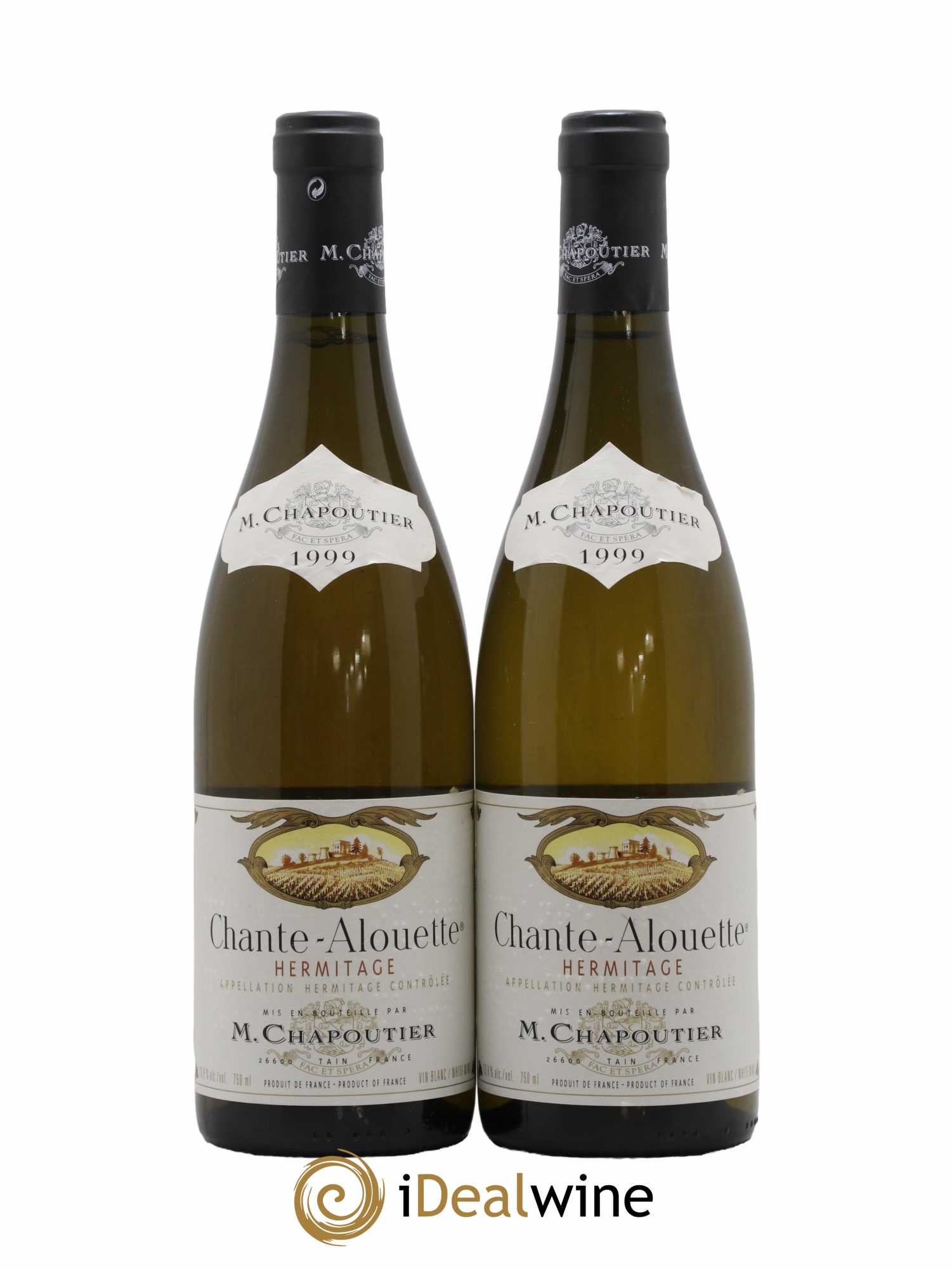 Hermitage Chante Alouette Chapoutier 1999 - Lotto di 2 bottiglie - 0