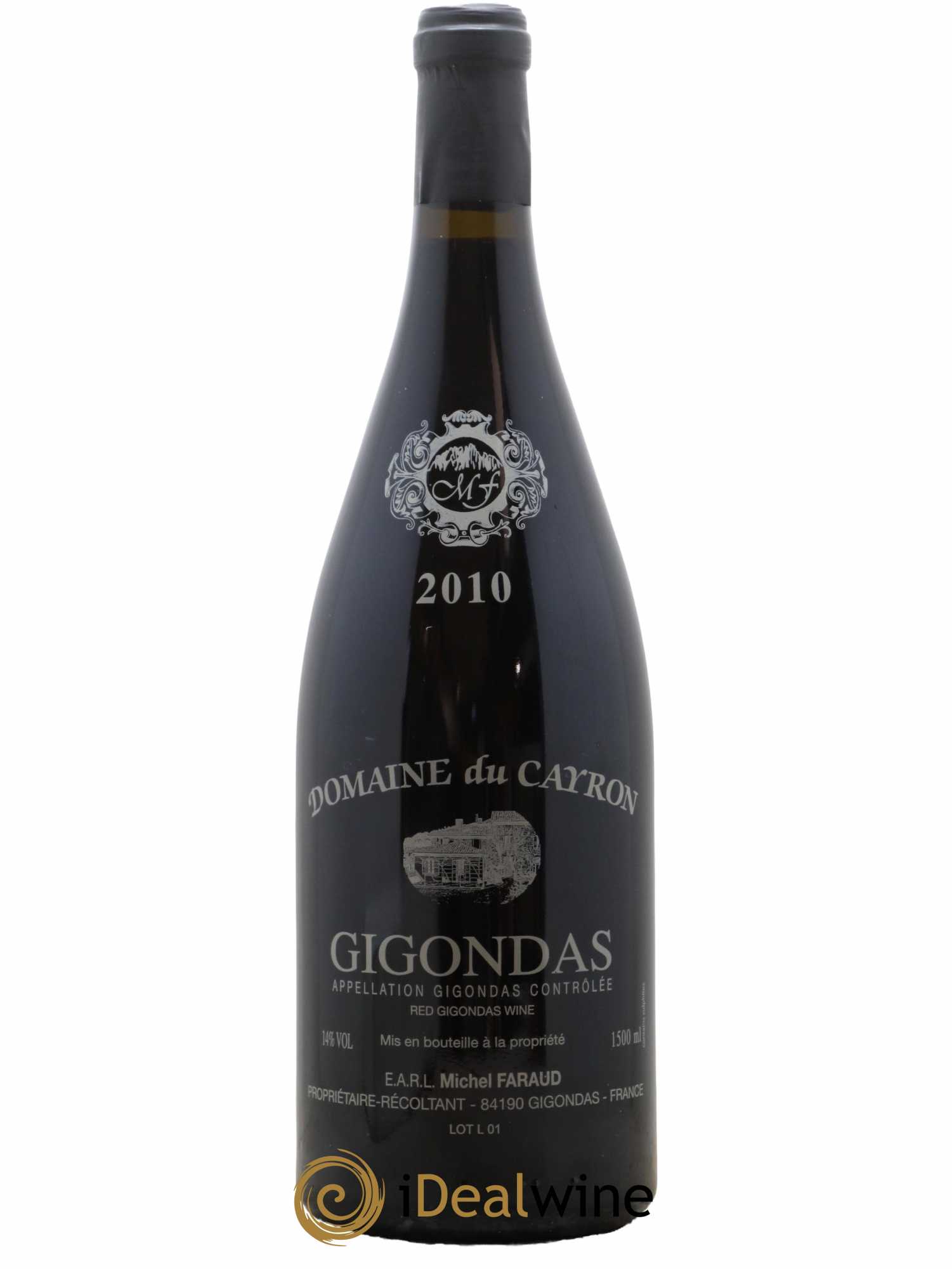 Gigondas Domaine Du Cayron 2010 - Lot de 1 magnum - 0