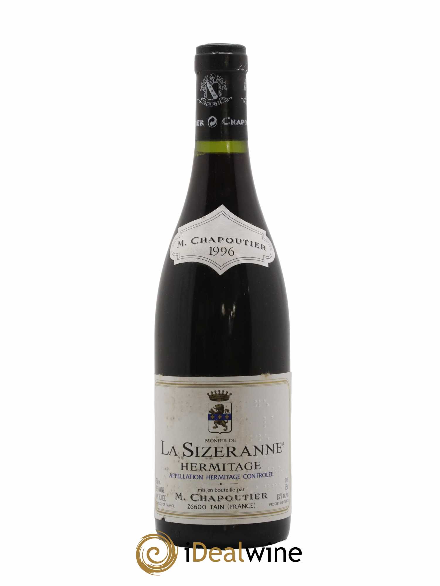 Hermitage Monier de La Sizeranne Chapoutier 1996 - Posten von 1 Flasche - 0