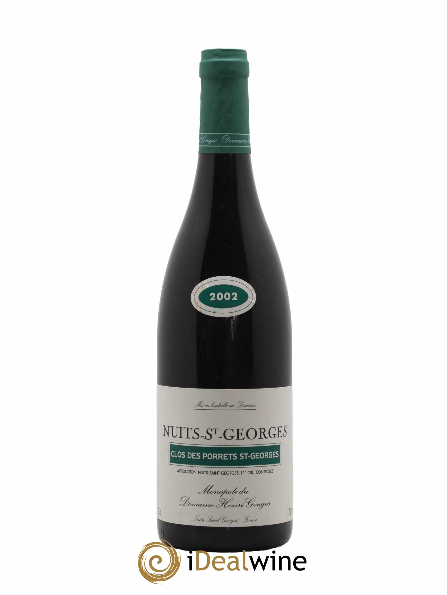 Nuits-Saint-Georges 1er Cru Clos des Porrets St Georges Henri Gouges 2002 - Posten von 1 Flasche - 0