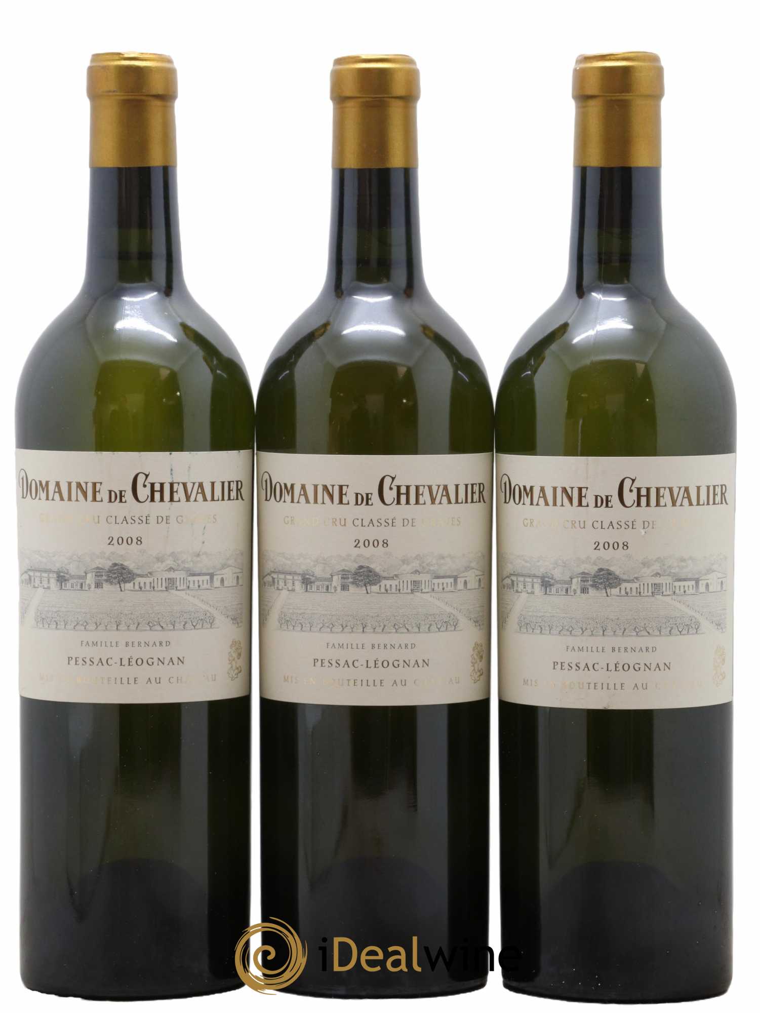 Domaine de Chevalier Cru Classé de Graves 2008 - Lot de 3 bouteilles - 0