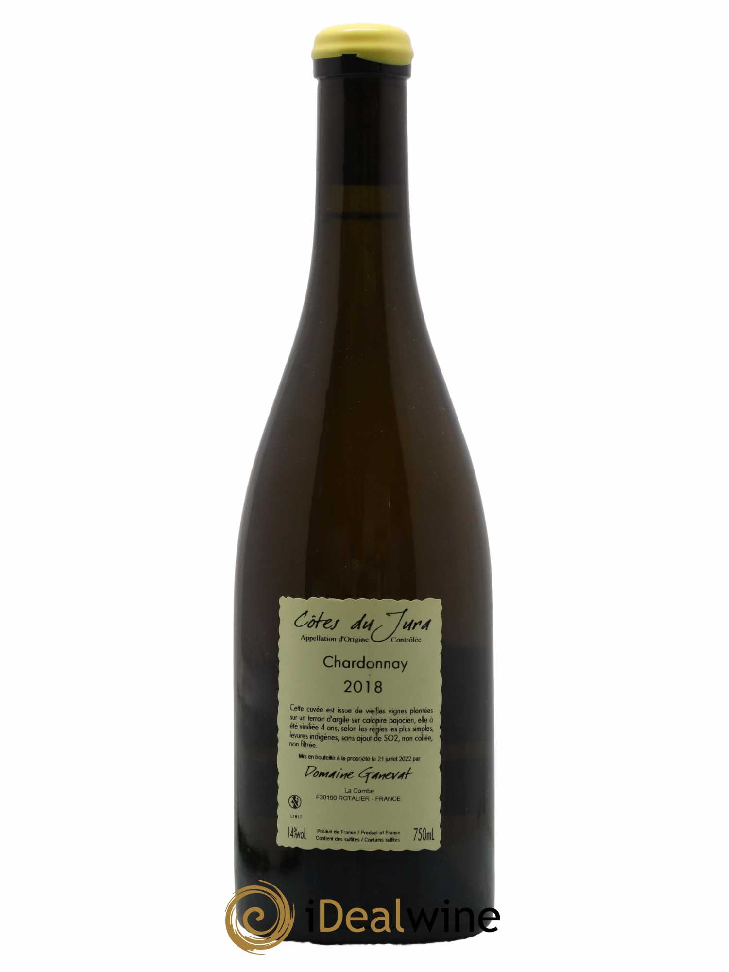 Côtes du Jura Rouchamps Chardonnay Jean-François Ganevat (Domaine) 2018 - Posten von 1 Flasche - 1